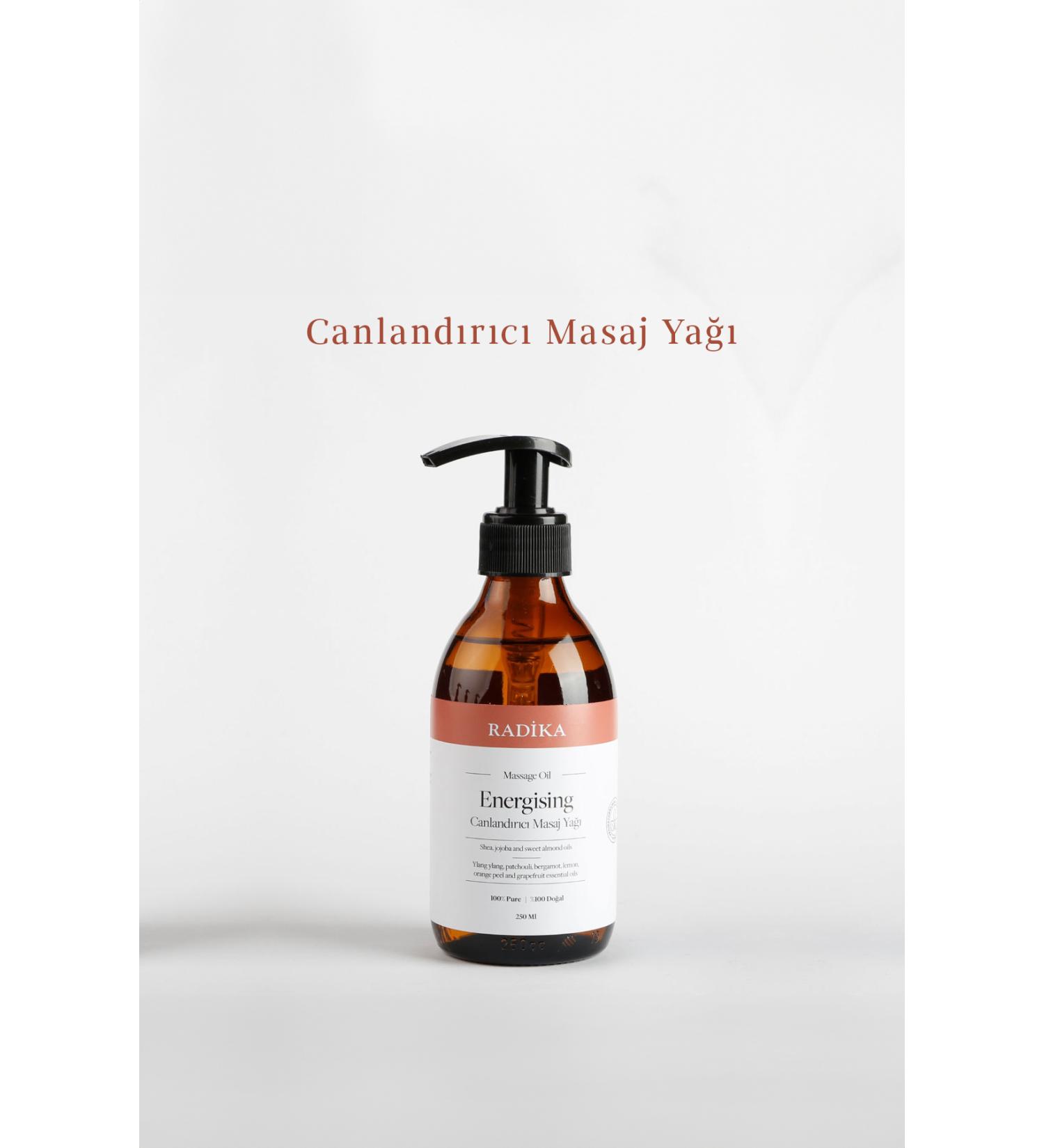 Radika Aromatherapy Revitalizing Massage Oil / Energising / Aromatherapy Massage Oil / 250 ml - Buy Online on GoSupps.com