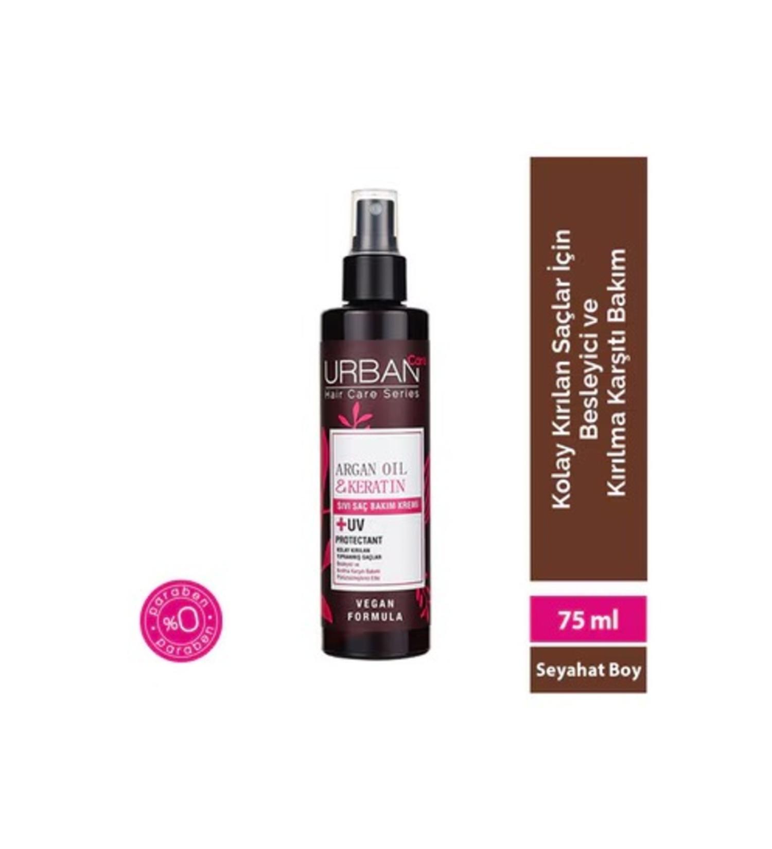 Urban Care Argan Oil & Keratin Liquid Conditioner 75 ml - Buy Online on GoSupps.com