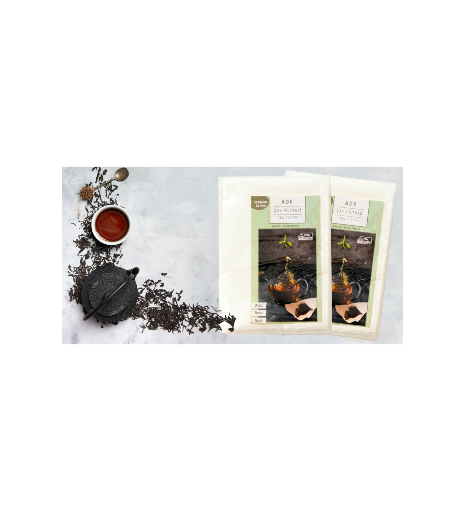 ADK 500 Pieces Cafe Type Natural Tea Filter No Strainer Required - Buy Online on GoSupps.com