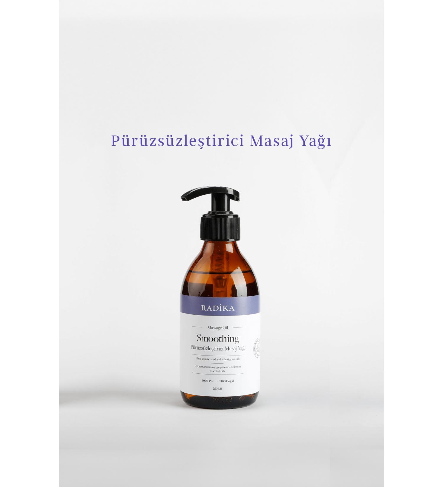 Radika Aromatherapy Smoothing Massage Oil / Smoothing / Massage Oil for Cellulite / Aromatherapy Massage Oil / 250 ml