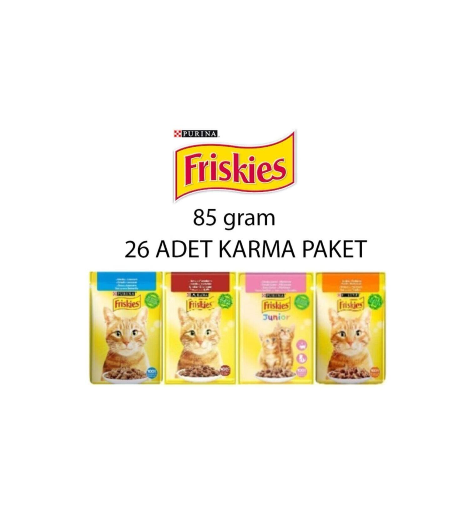 Friskies Cat Canned Food Mixed Package 85 gr x 26 Pieces