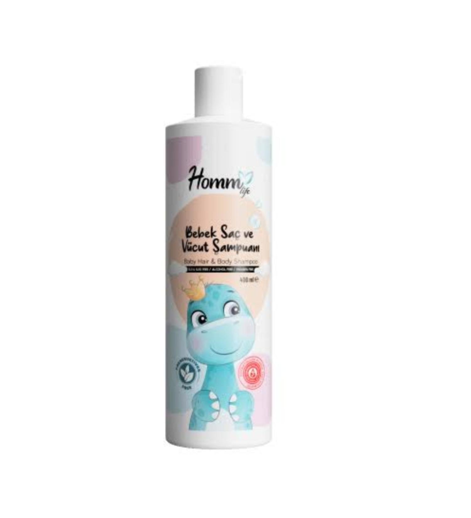 Homm Herbal HOMM LIFE BABY HAIR AND BODY SHAMPOO 400 ML