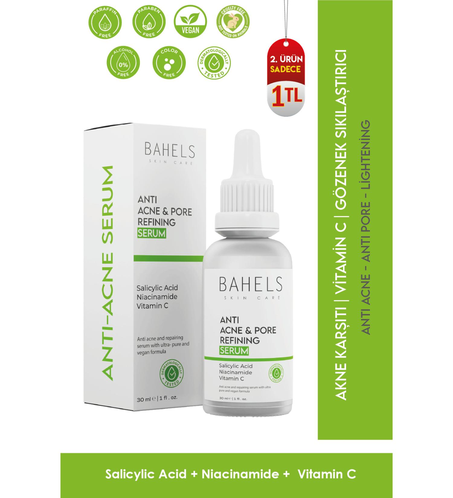 Bahels Cosmetic Anti-Blackhead and Anti-Acne Niacinamide Skin Care Serum 30 Ml - Buy Online on GoSupps.com