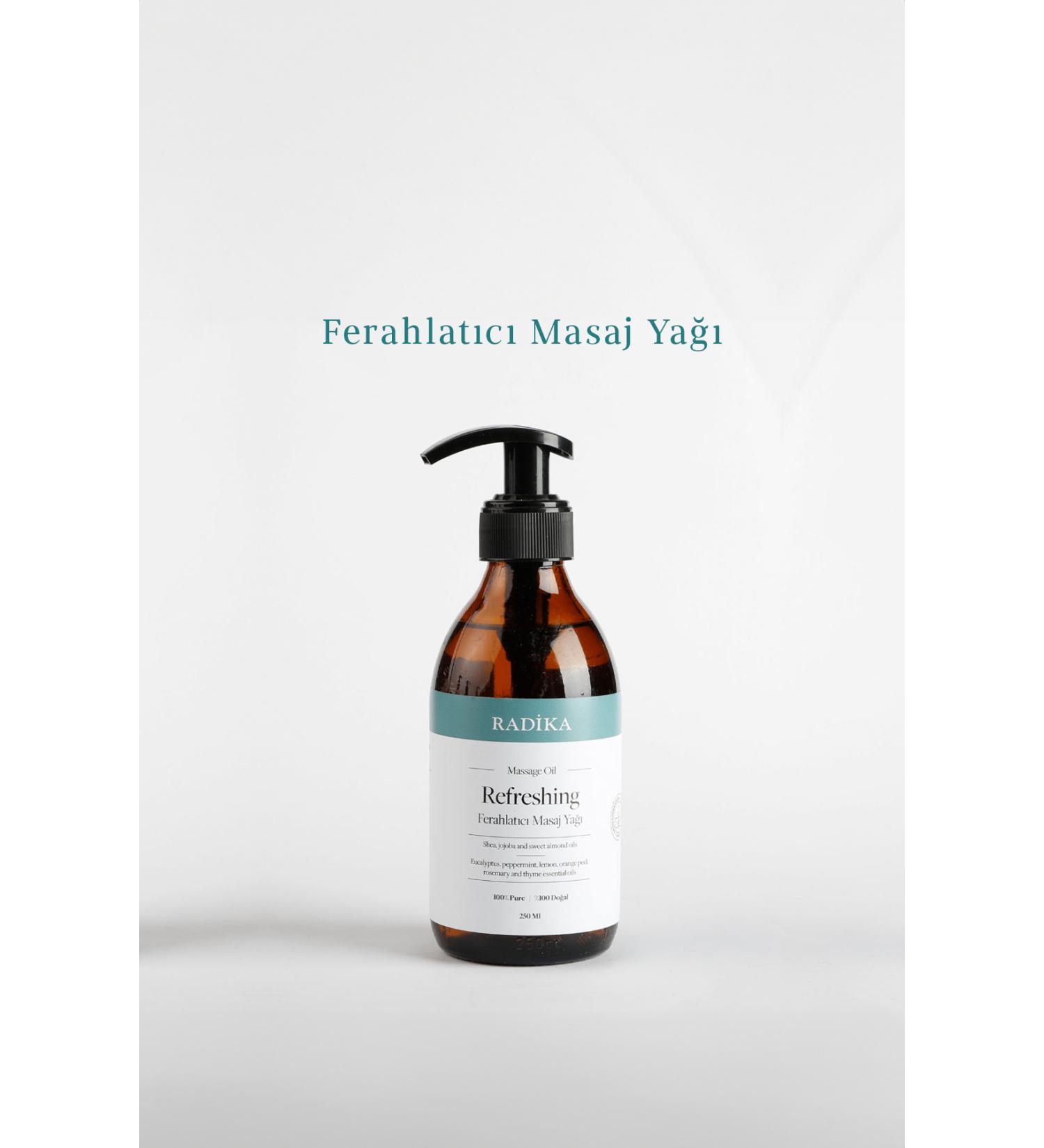 Radika Aromatherapy Refreshing Massage Oil / Refreshing / Aromatherapy Massage Oil / 250 ml