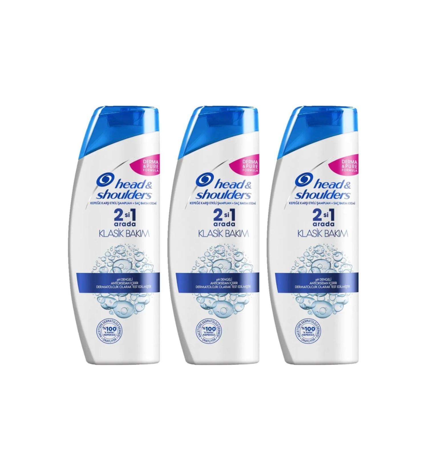 head and shoulders Head & Shoulders 2 in 1 Shampoo Classic Care 350ml X 3 Pcs