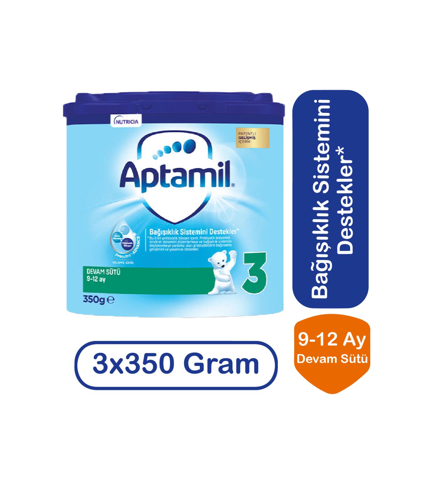 Aptamil Follow-On Milk Number 3 350 gr 3-Pack