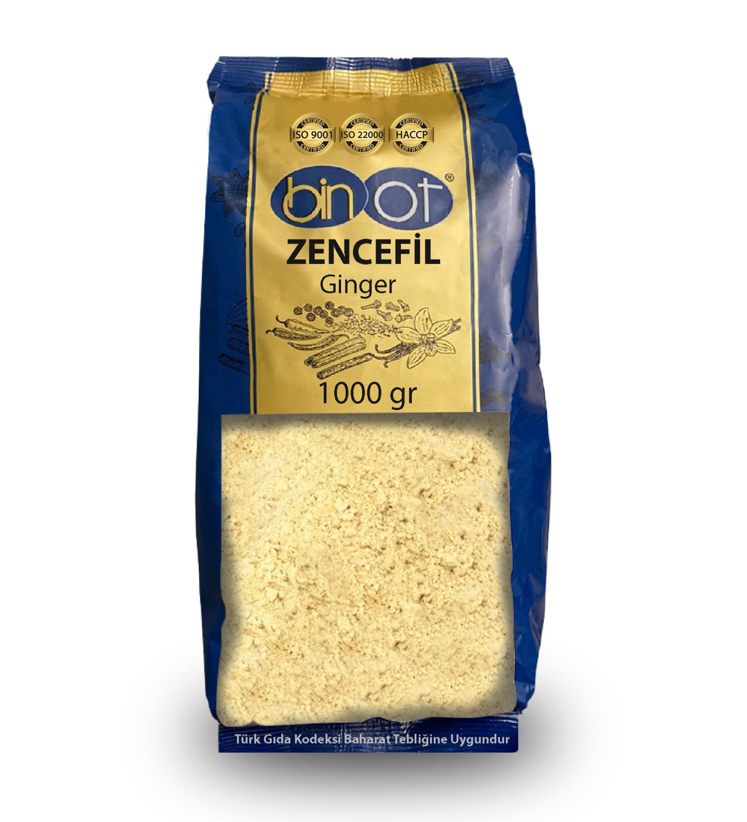 Binot Ginger Powder 1000gr Package 1 Kg Ground Ginger Spice Herb