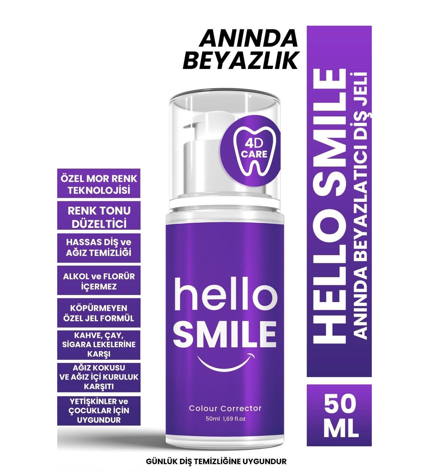 PROCSIN Hello Smile Instant Whitening Tooth Gel 50 ml - Buy Online on GoSupps.com