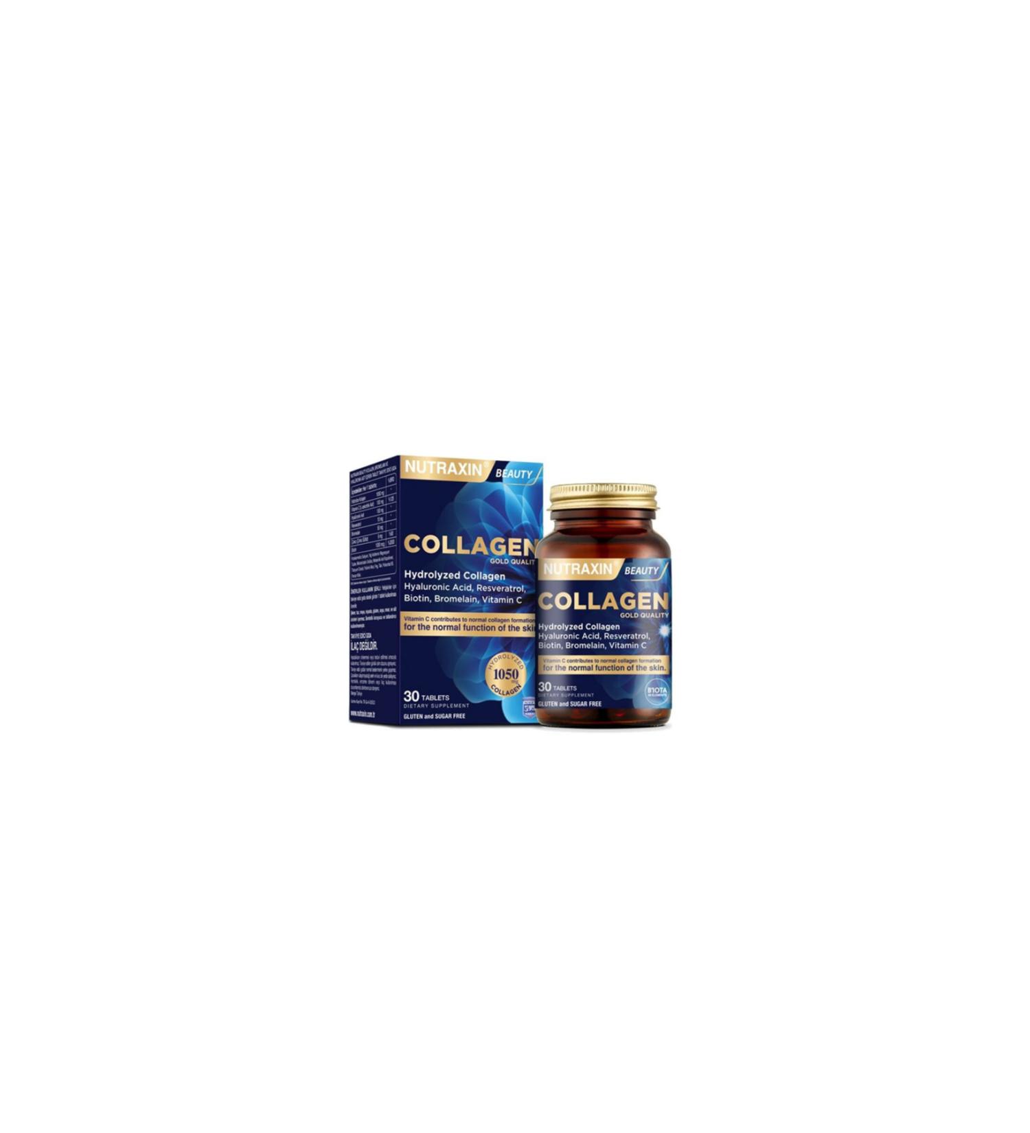 Nutraxin Collagen Beauty Food Supplement 30 Tablets