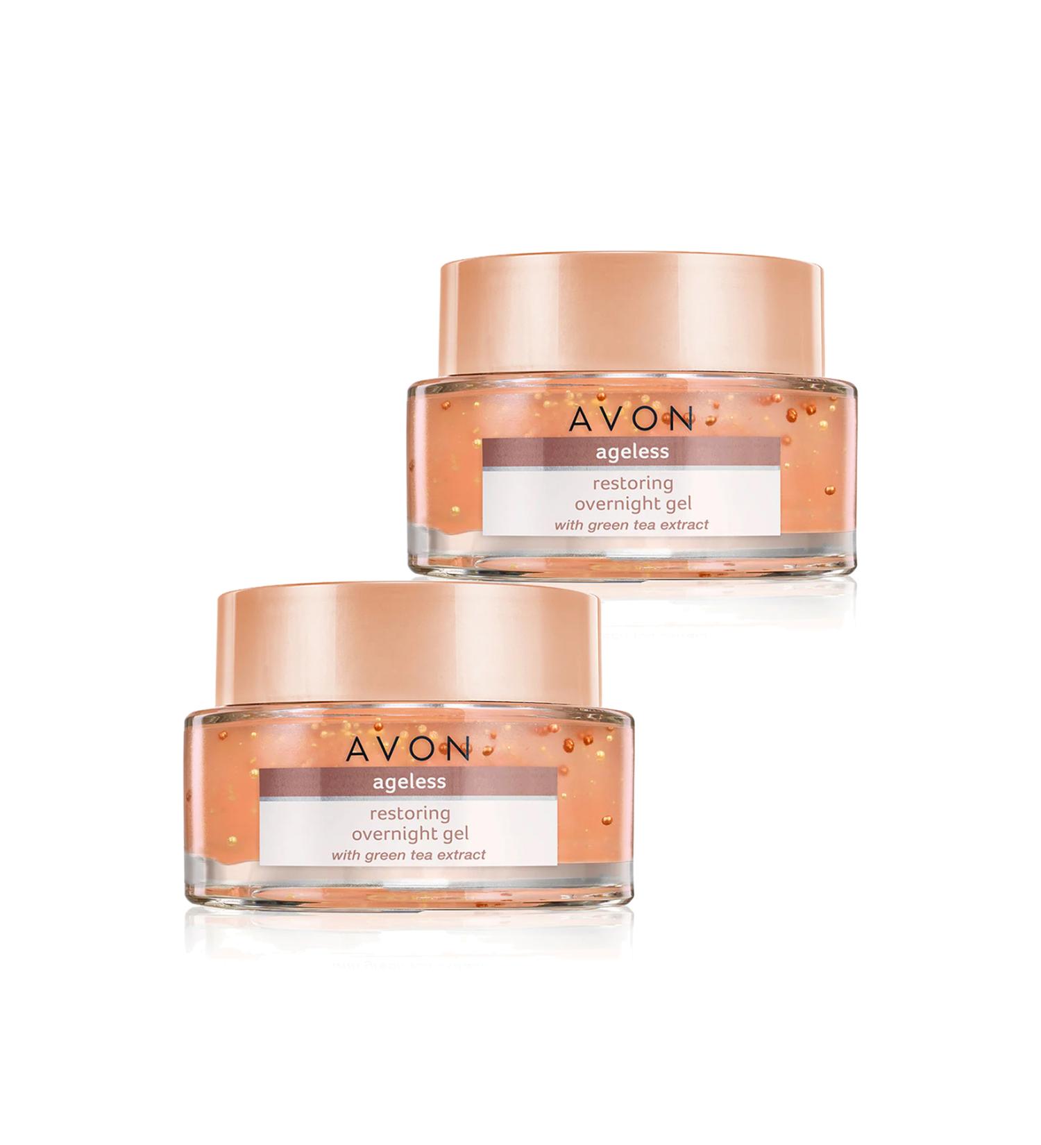 Avon True Ageless Gel Night Cream 50 Ml. Duo Set
