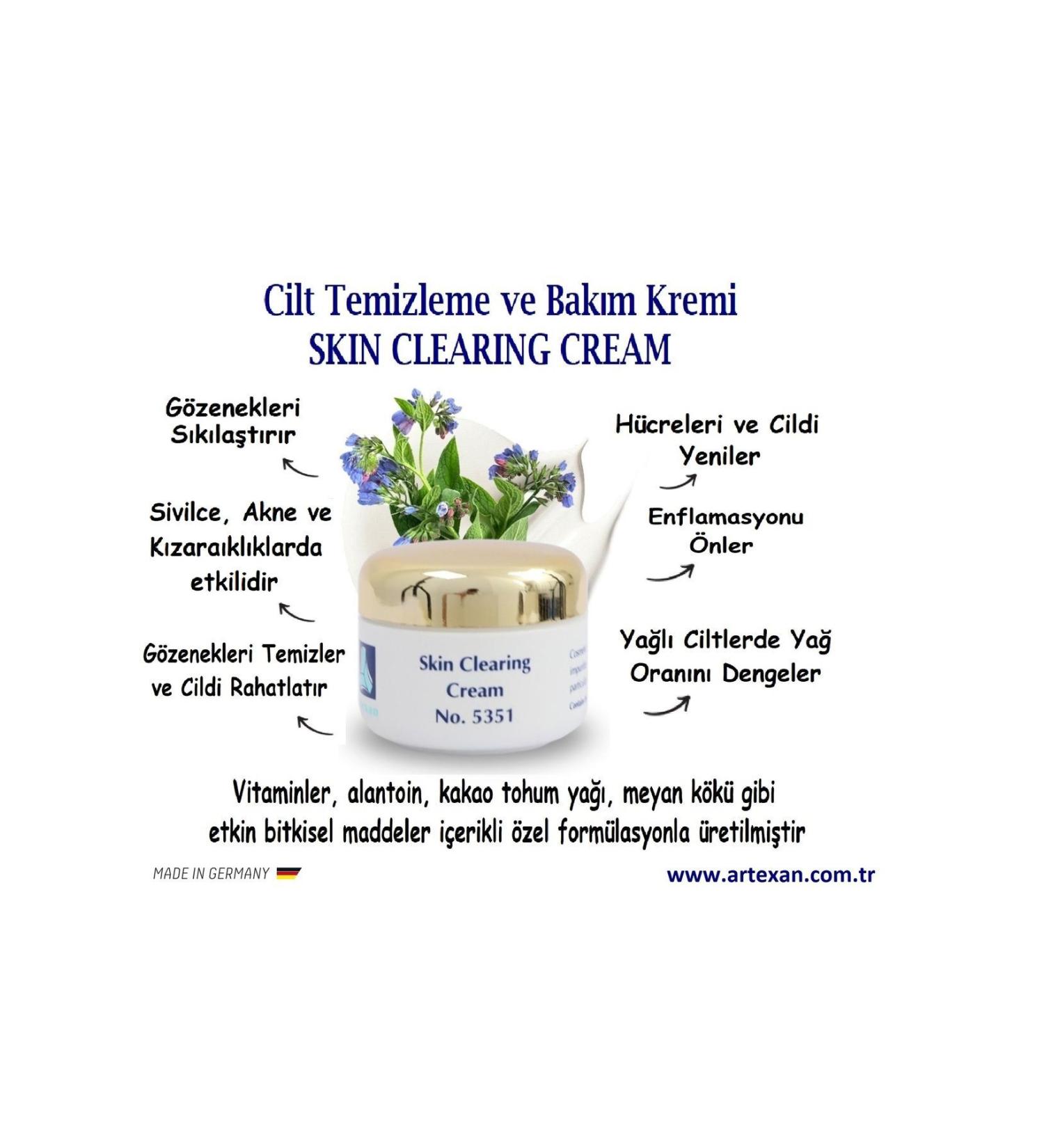 artexan Imported from Germany Skin Pore Blackhead Cleaning/Skin Clearing Cream 50ml-Cleanses Tightens