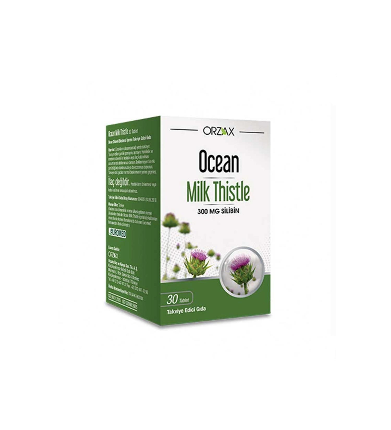 Ocean Milk Thistle Food Supplement 30 Tablets