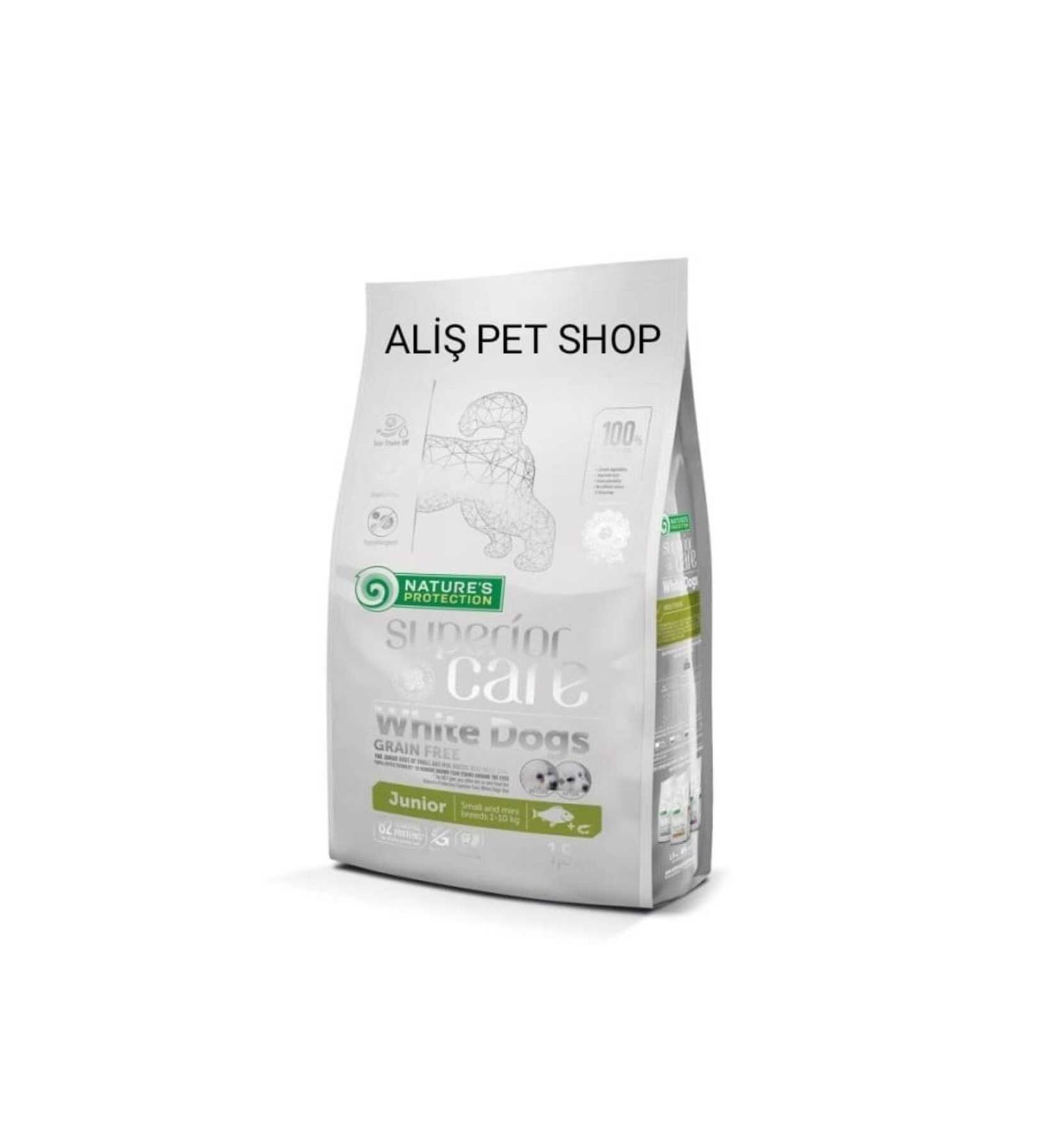 Nature's Protection NATURE'S PROTECTION SUPERIOR CARE WHITE DOGS JUNIOR WITH TROUT 1 5KG