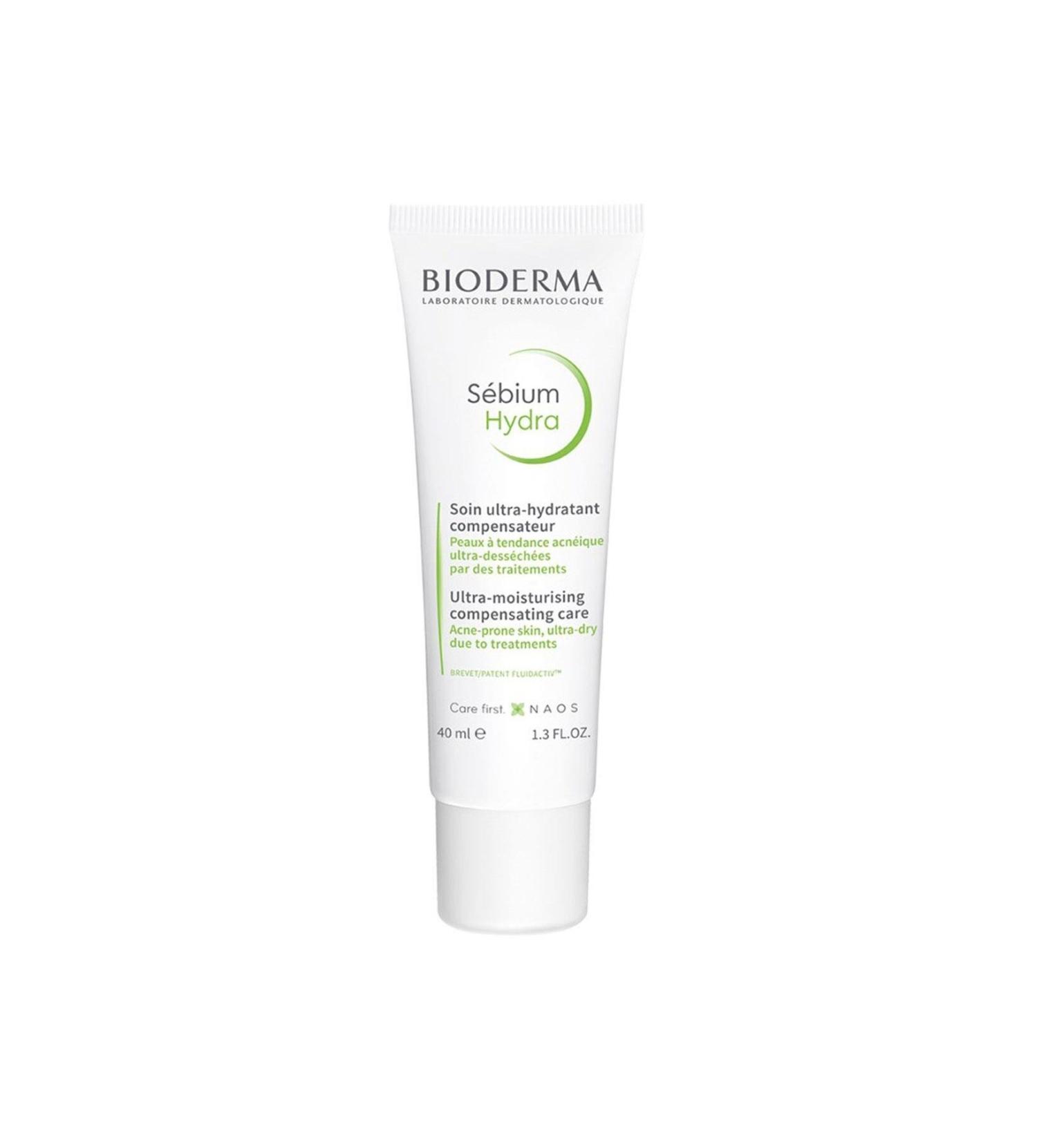Bioderma Sebium Hydra Cream Intensive Moisturizing and Soothing Care Cream that does not clog pores 40ml