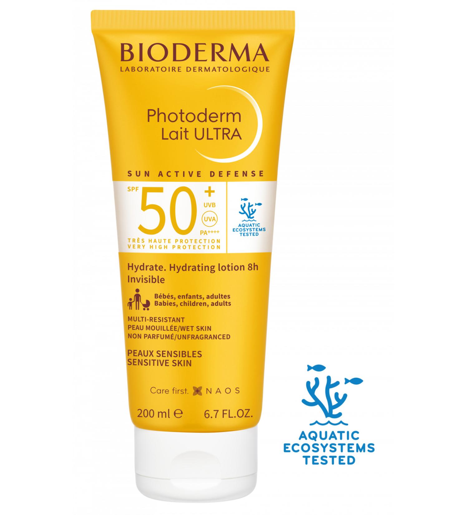 Bioderma Photoderm Lait Ultra SPF50+ Sunscreen for Medically Weakened Skin 200ml - Buy Online on GoSupps.com