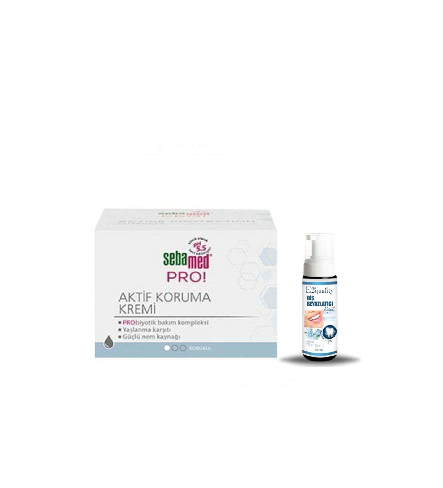 Sebamed Pro Active Protection Cream 50 ml + Gift Teeth Whitening Foam