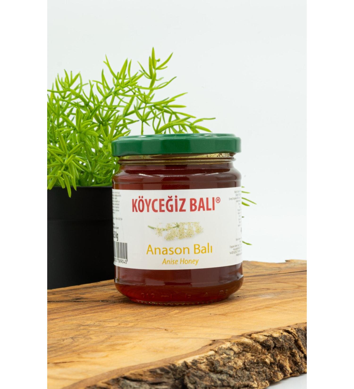 kb koycegiz honey Anise Honey 250 G Glass Jar