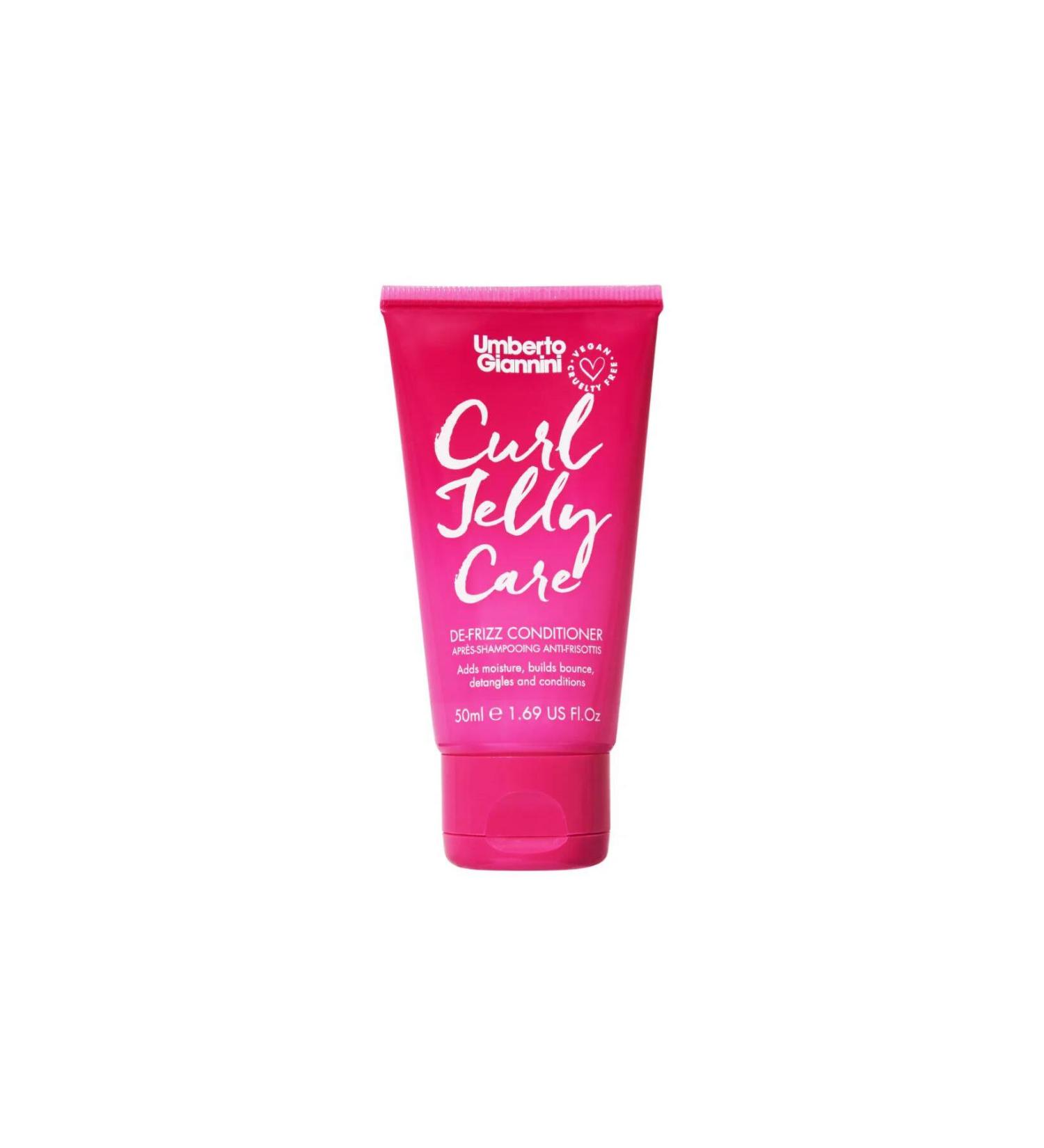 Umberto Giannini Curl Jelly Care DeFrizz Conditioner Anti-Frizz Conditioner Mini Size 50 ML - Buy Online on GoSupps.com
