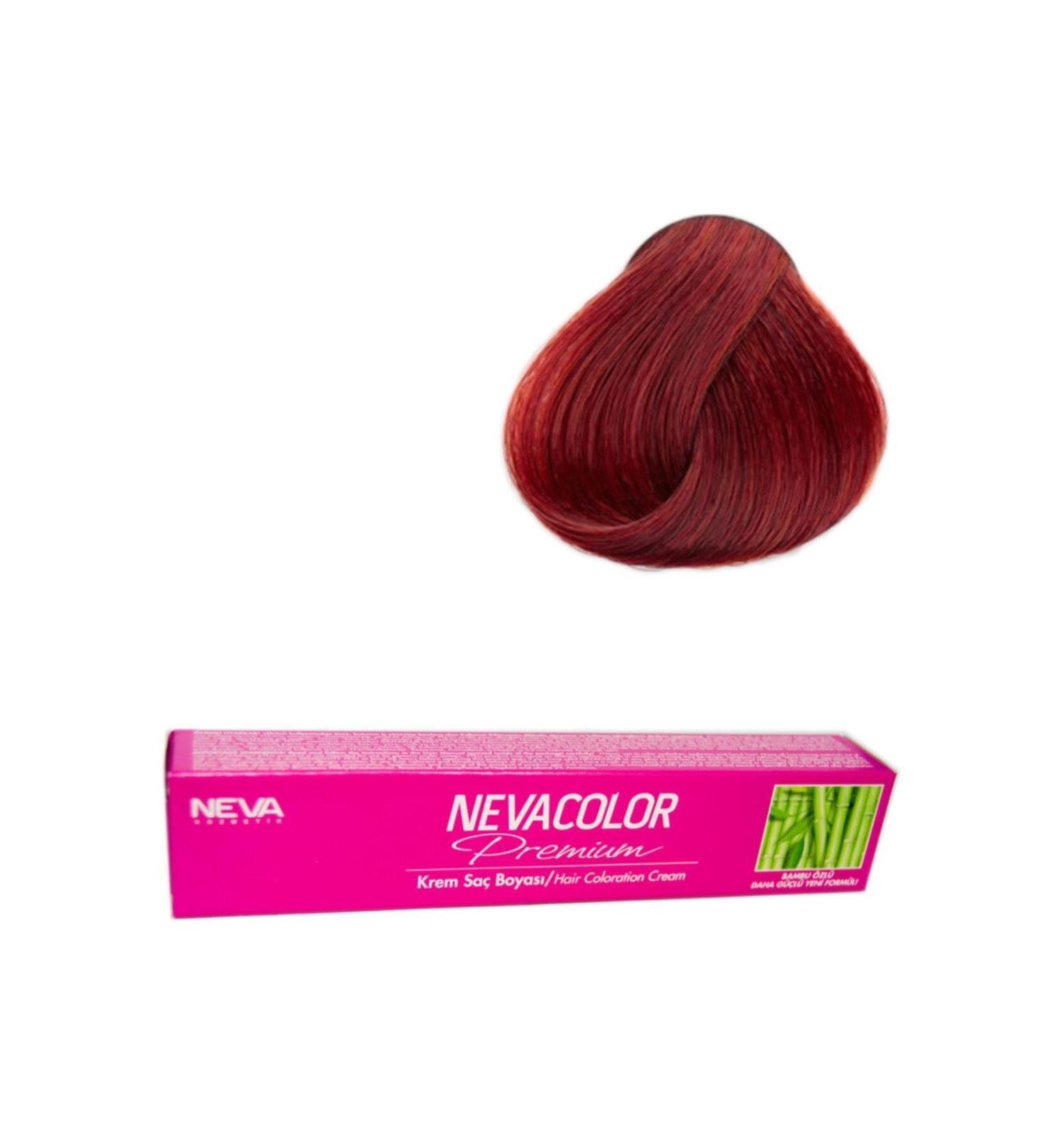 Neva Color Tube Cream Hair Dye 66.46 Volcano Red