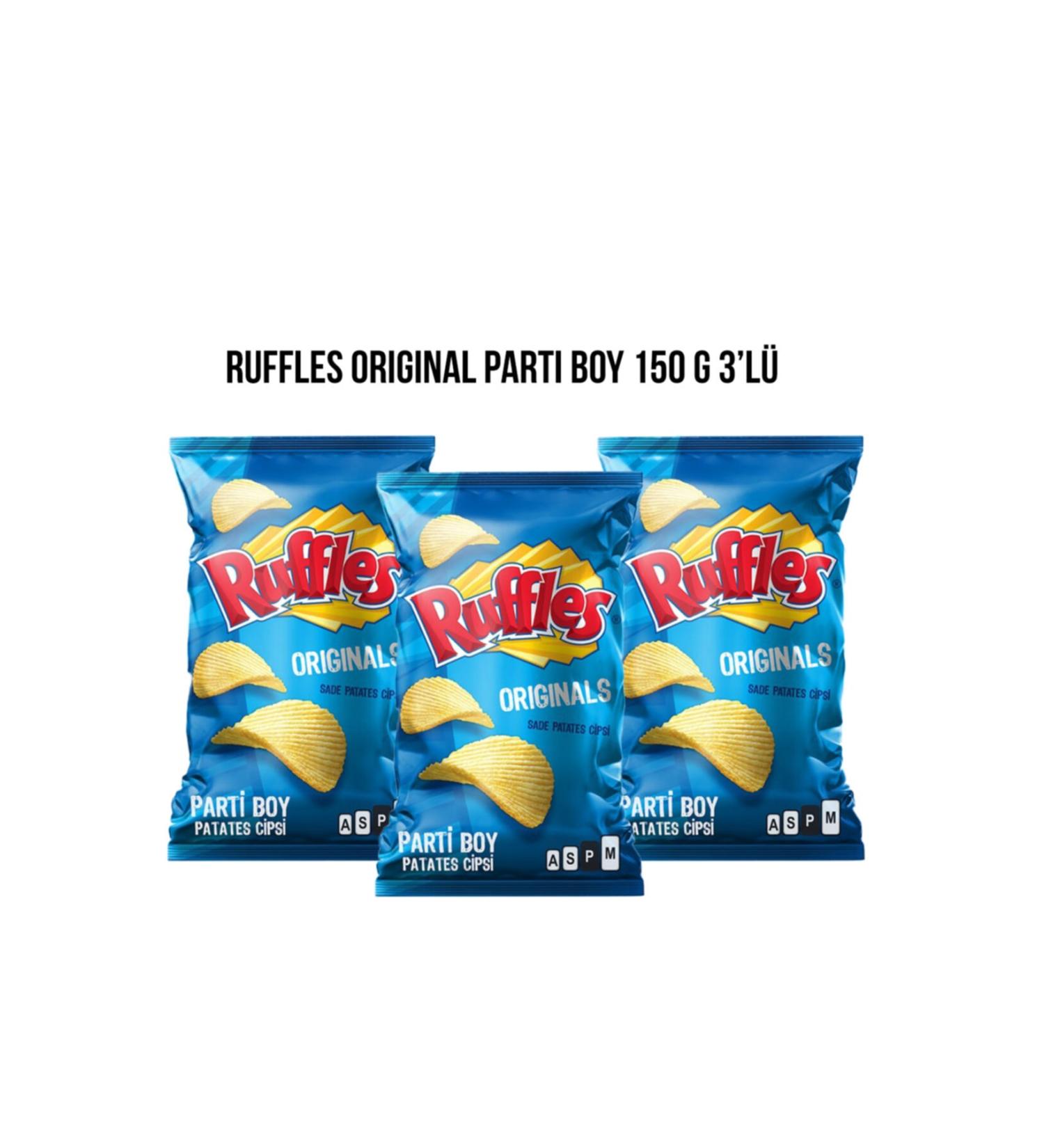 Frito Lay 3-pack Ruffles Originals Party Size 150 Gr