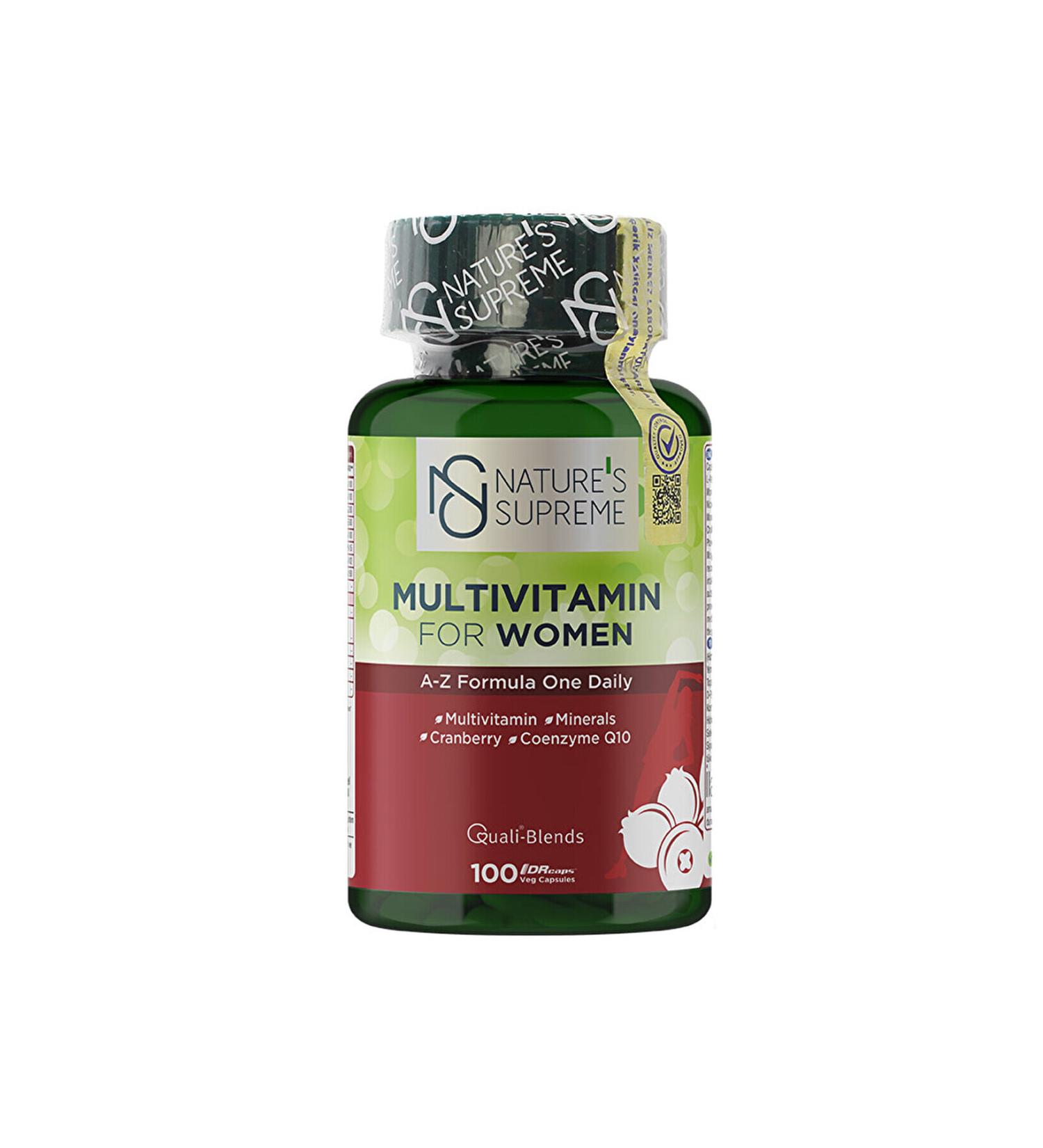 Natures Supreme Multivitamin For Women 100 Capsules - Buy Online on GoSupps.com