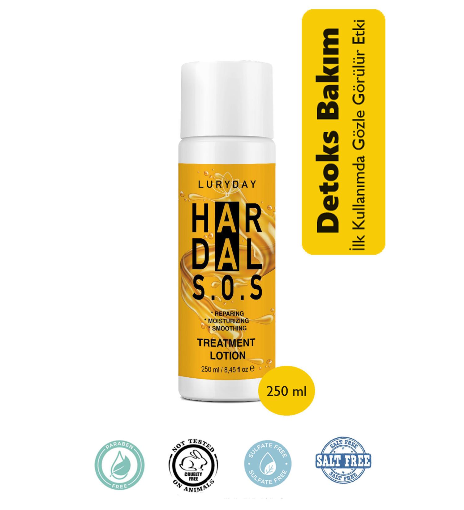 LURYDAY Professional Mustard Sauce for Extremely Damaged Hair Emergency Detox Hair Care 250 ml - Buy Online on GoSupps.com