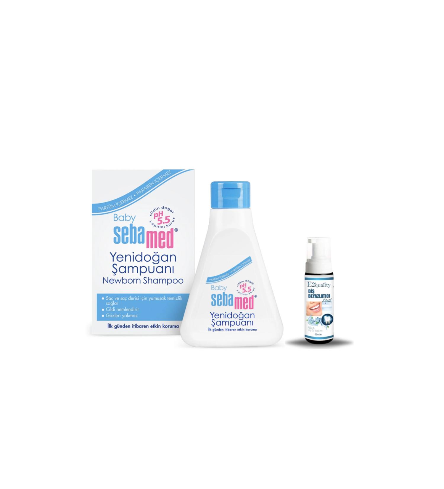 Sebamed Baby Newborn Shampoo 250ml + Gift Teeth Whitening Foam