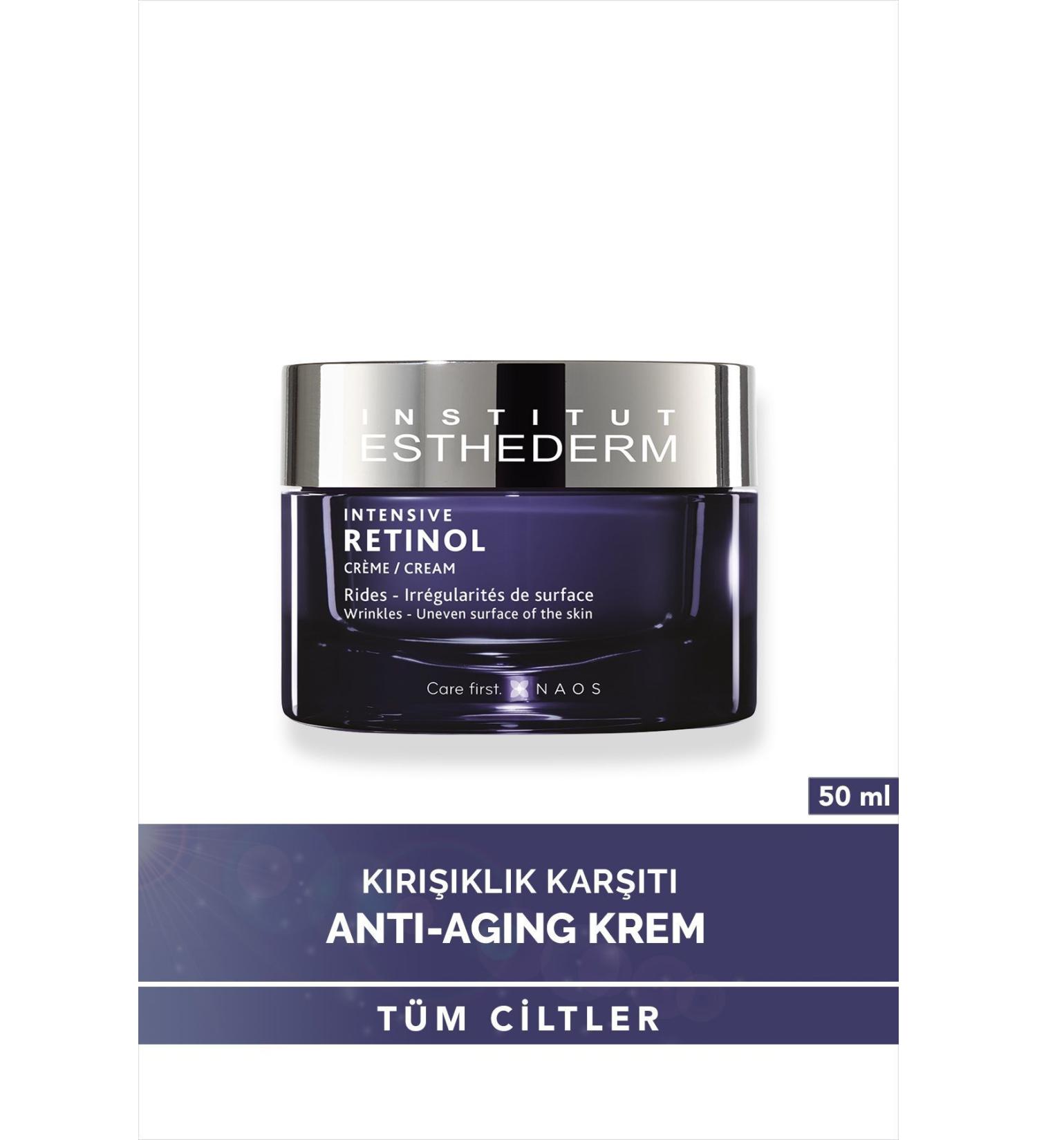 INSTITUT ESTHEDERM INTENSIVE RETINOL CREAM ANTI-FINE LINENES RETINOL FACE CARE CREAM 50 ML KEYON2229