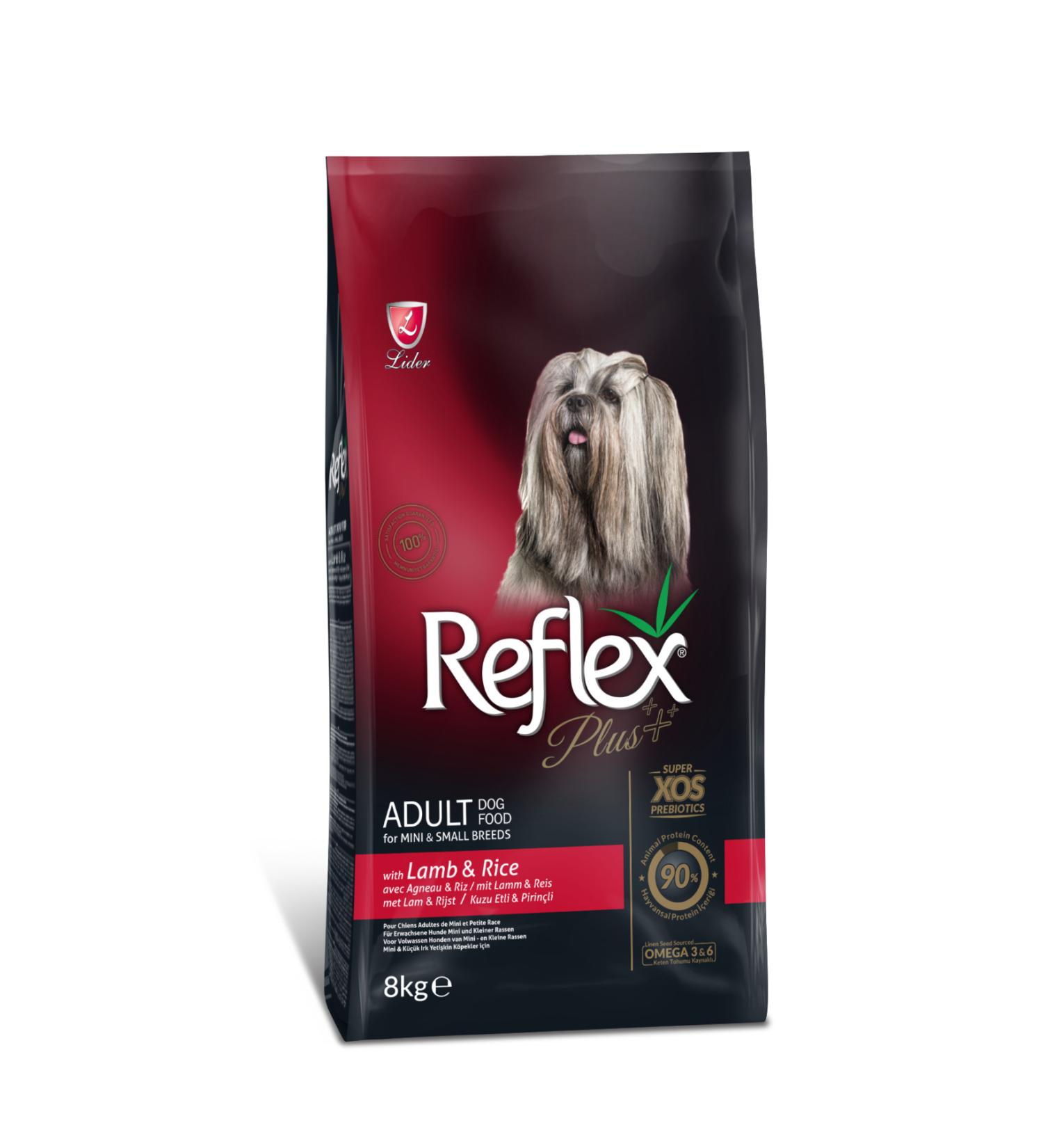 Reflex Plus Lamb And Rice Small Breed Adult Dog Food 8 Kg