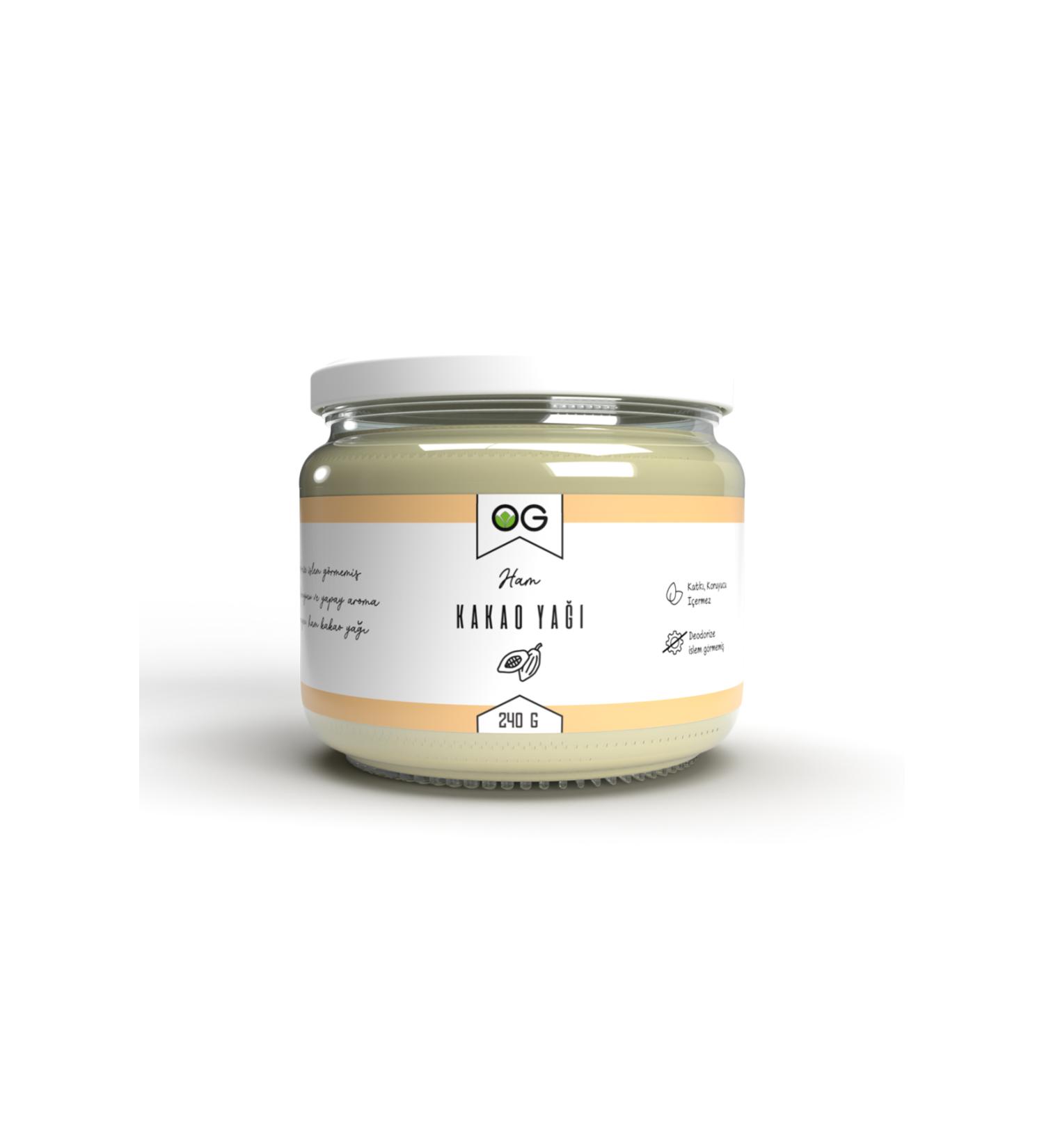 OG natural Raw Cocoa Butter 240 gr