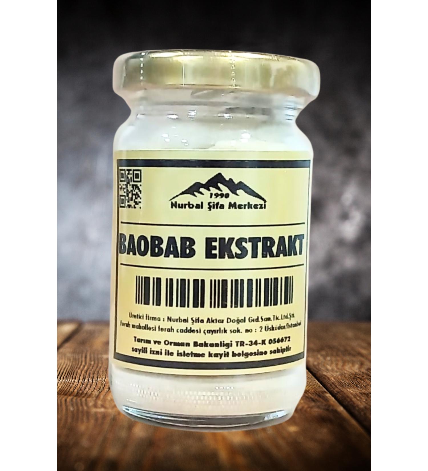 Nurbal Healing Center Baobab Adonsonia digitata Powder Extract 50 gr - Buy Online on GoSupps.com