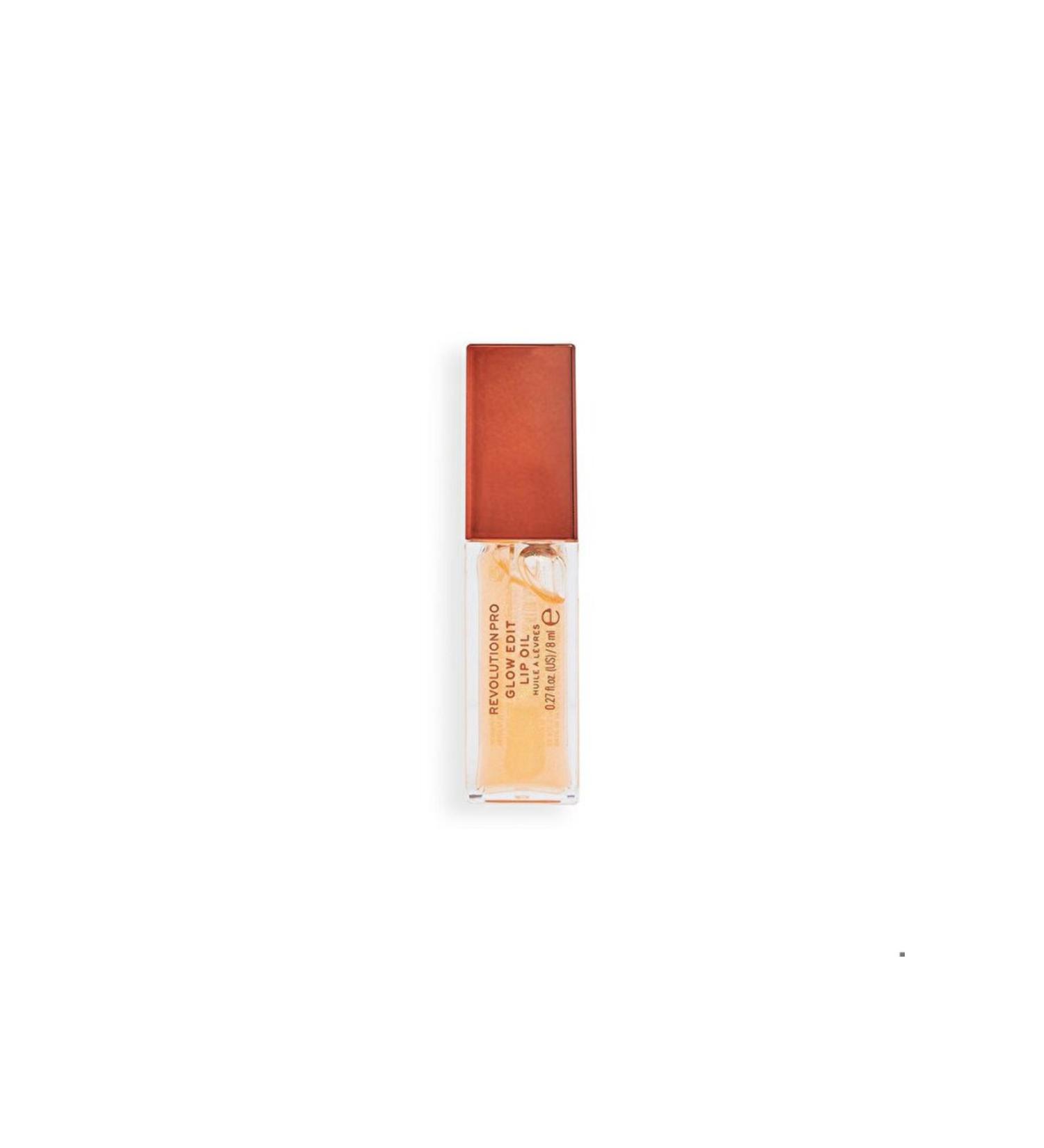 Revolution Pro Goddess Glow Lip Oil Orange Shimmer Forever - Buy Online on GoSupps.com