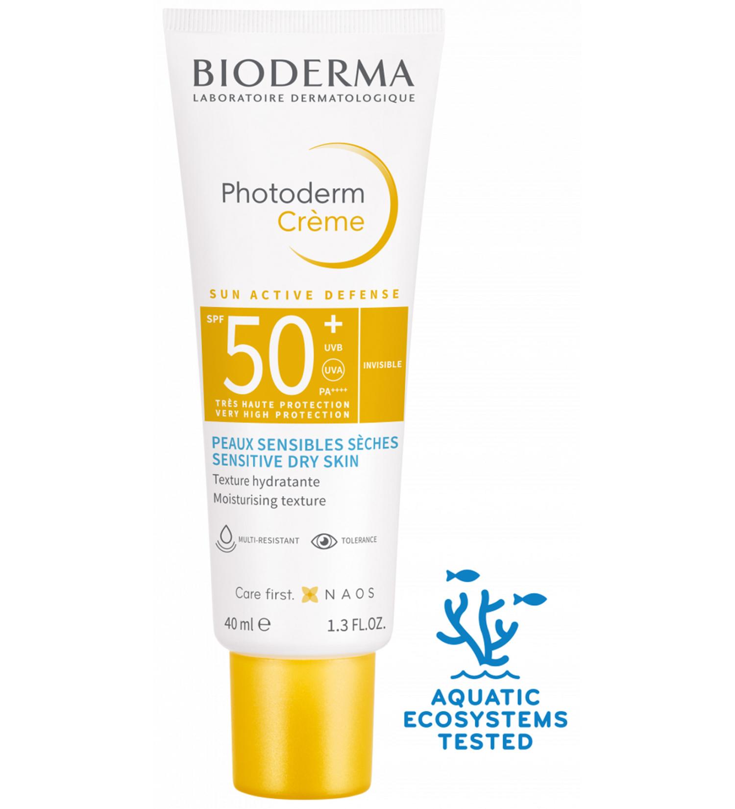 Bioderma Photoderm Cream SPF50+ Sunscreen for Dry and Sensitive Skin 40ml - Buy Online on GoSupps.com