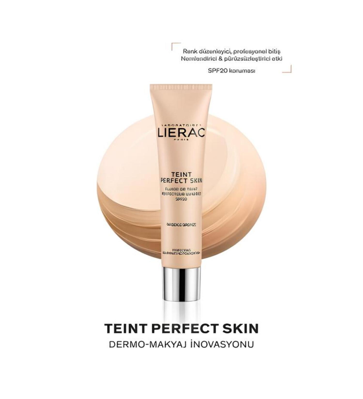 Lierac Te nt Perfect Skin Perfecting Illuminating Foundation Beige Bronze Illuminating Fluid Foundation