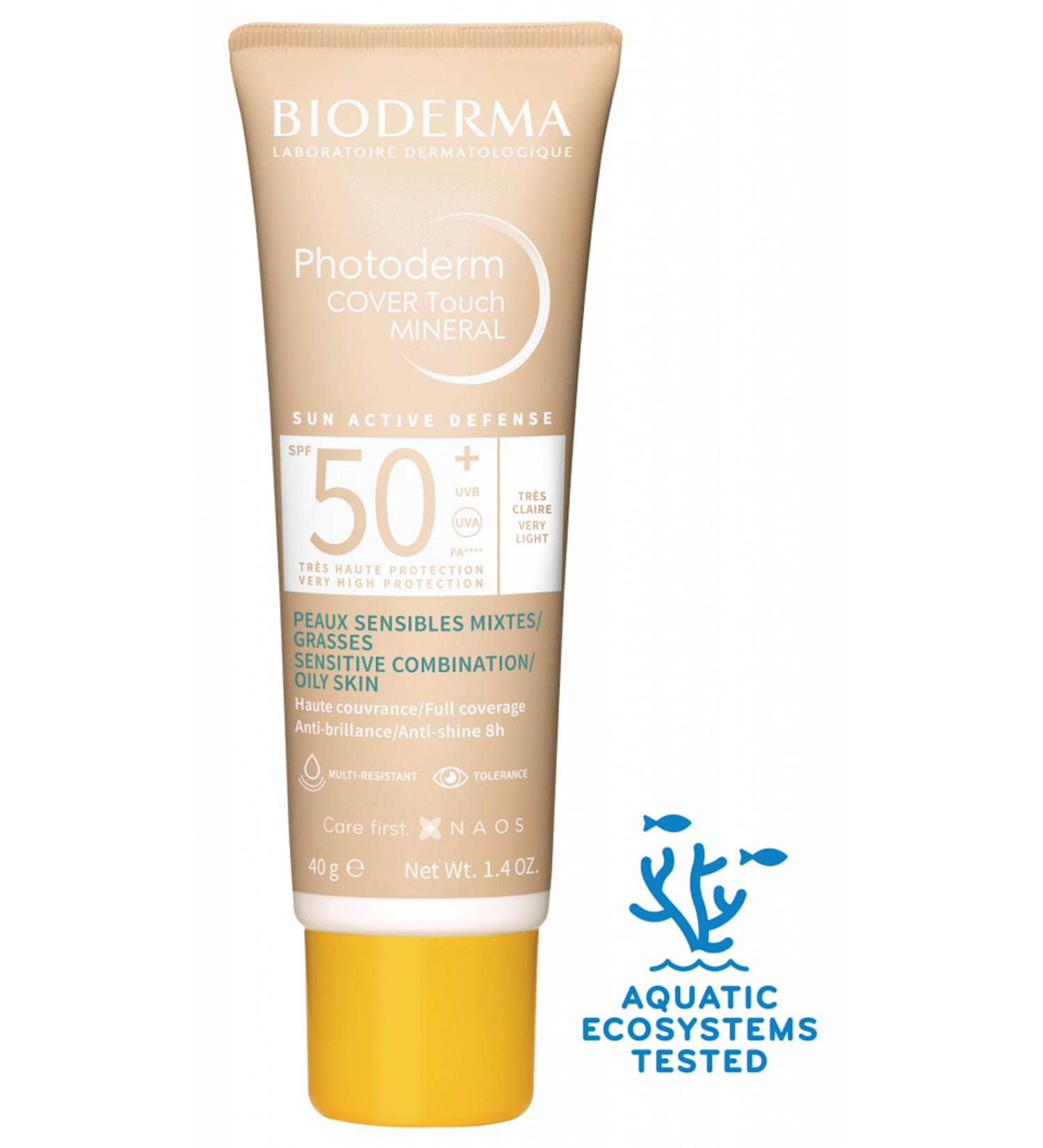 Bioderma Photoderm Cover Touch SPF50+ Very Light For Oily Skin 40gr - Buy Online on GoSupps.com