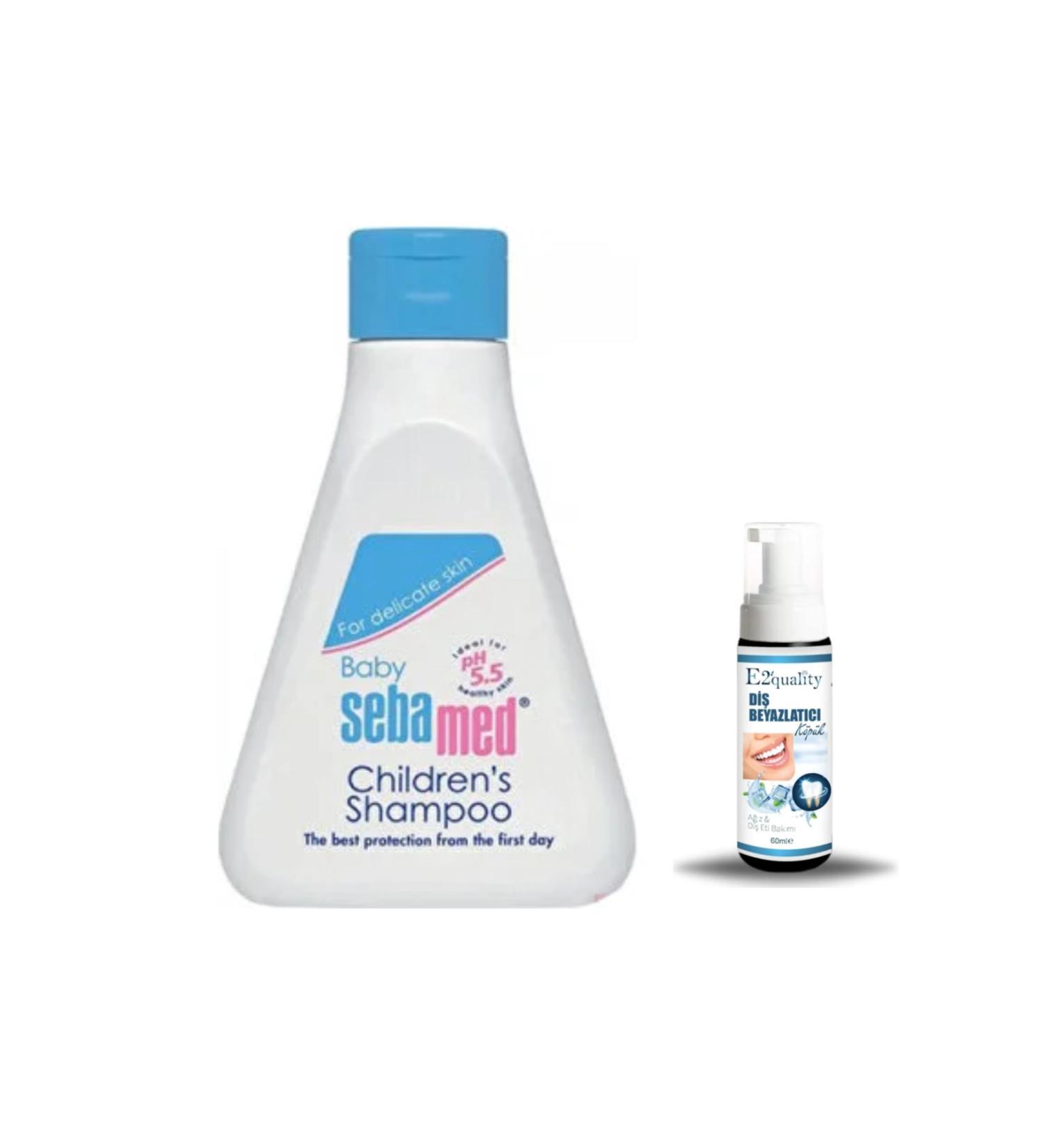 Sebamed Baby Shampoo 250 ml - Medium Size + Gift Teeth Whitening Foam