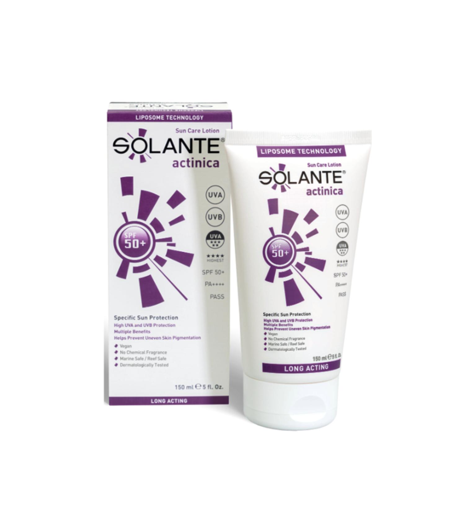 Solante Actinica Sunscreen Lotion for Sensitive Skin SPF 50+