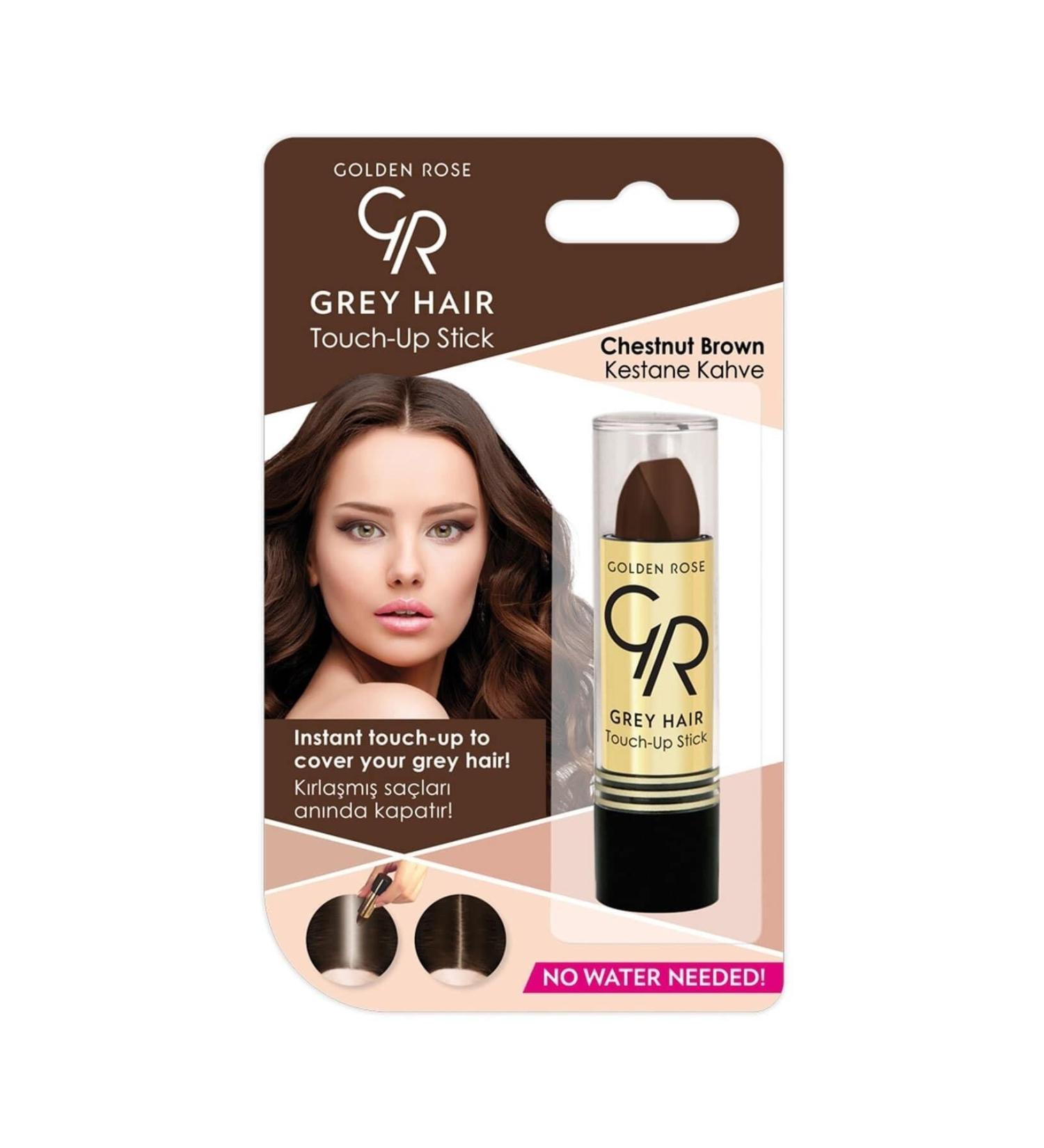 Golden Rose CHESTNUT BROWN 07 CHESTNUT BROWN- STICK GRAY HAIR TOUCH-UP TO COVER GRAY HAIR KEYON2422