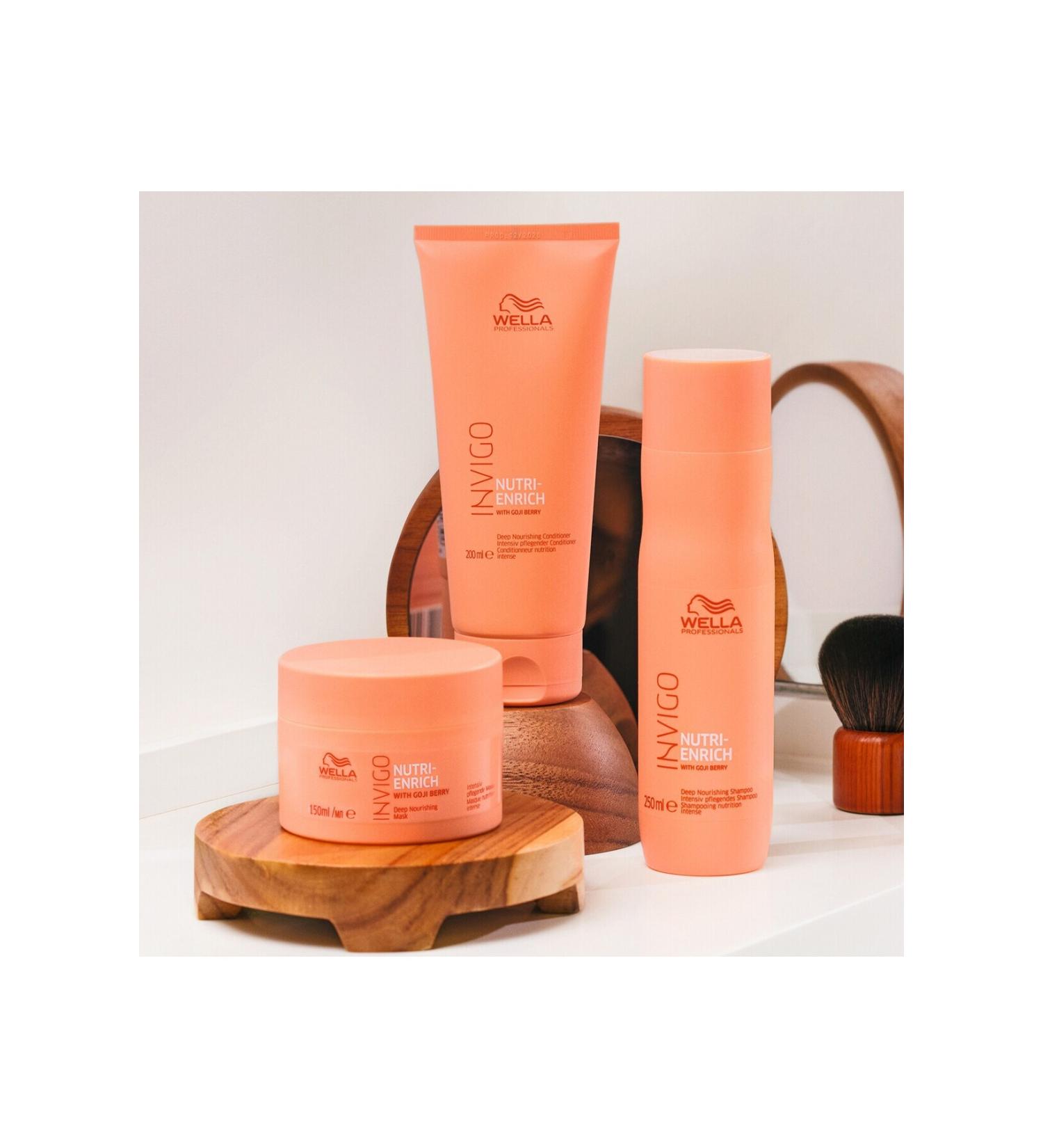 wella Professionals Invigo Nutri Enrich Deep Moisturizing 3-PIECE SET-Shampoo250ml Mask 150ml Conditioner200ml CYT97