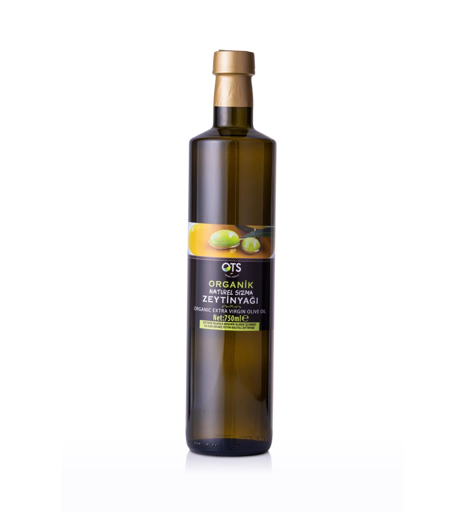 OTS Organic Extra Virgin Olive Oil Glass Bottle - Buy Online on GoSupps.com