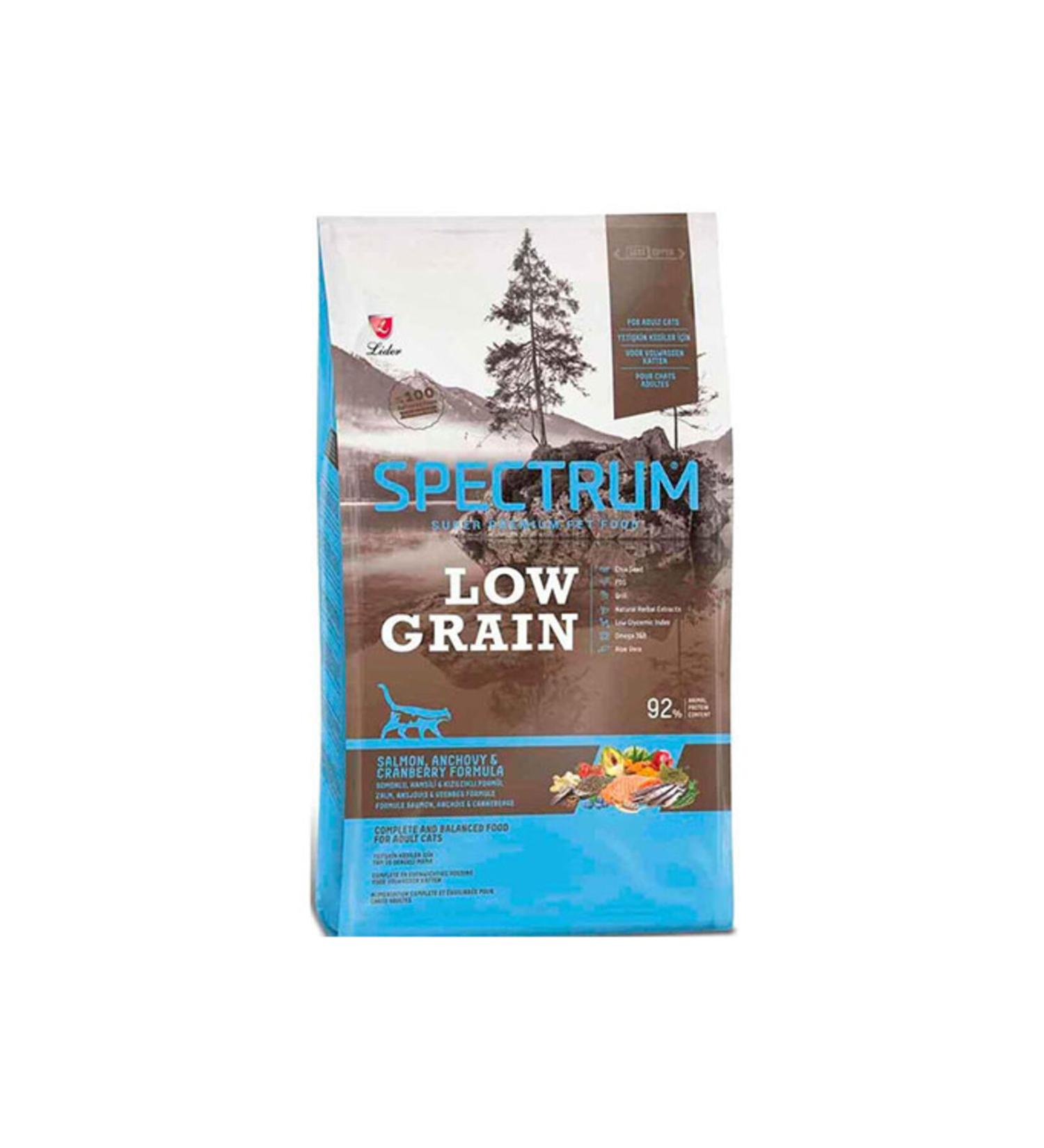 Spectrum Salmon Anchovy and Cranberry Low Grain Adult Cat Food 12 Kg