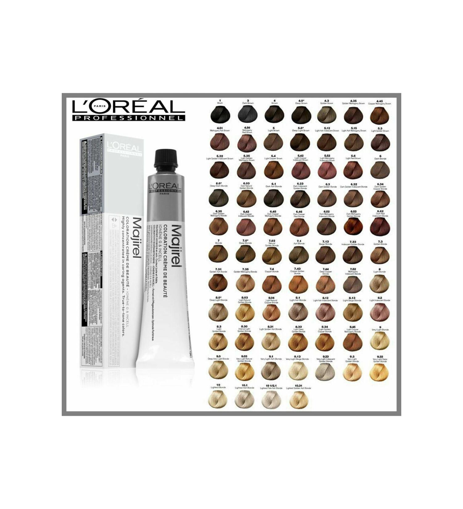 L'oreal Professionnel L'oreal Majirel Number 6 hair dye 50 ml oxidant-free-3474634003138