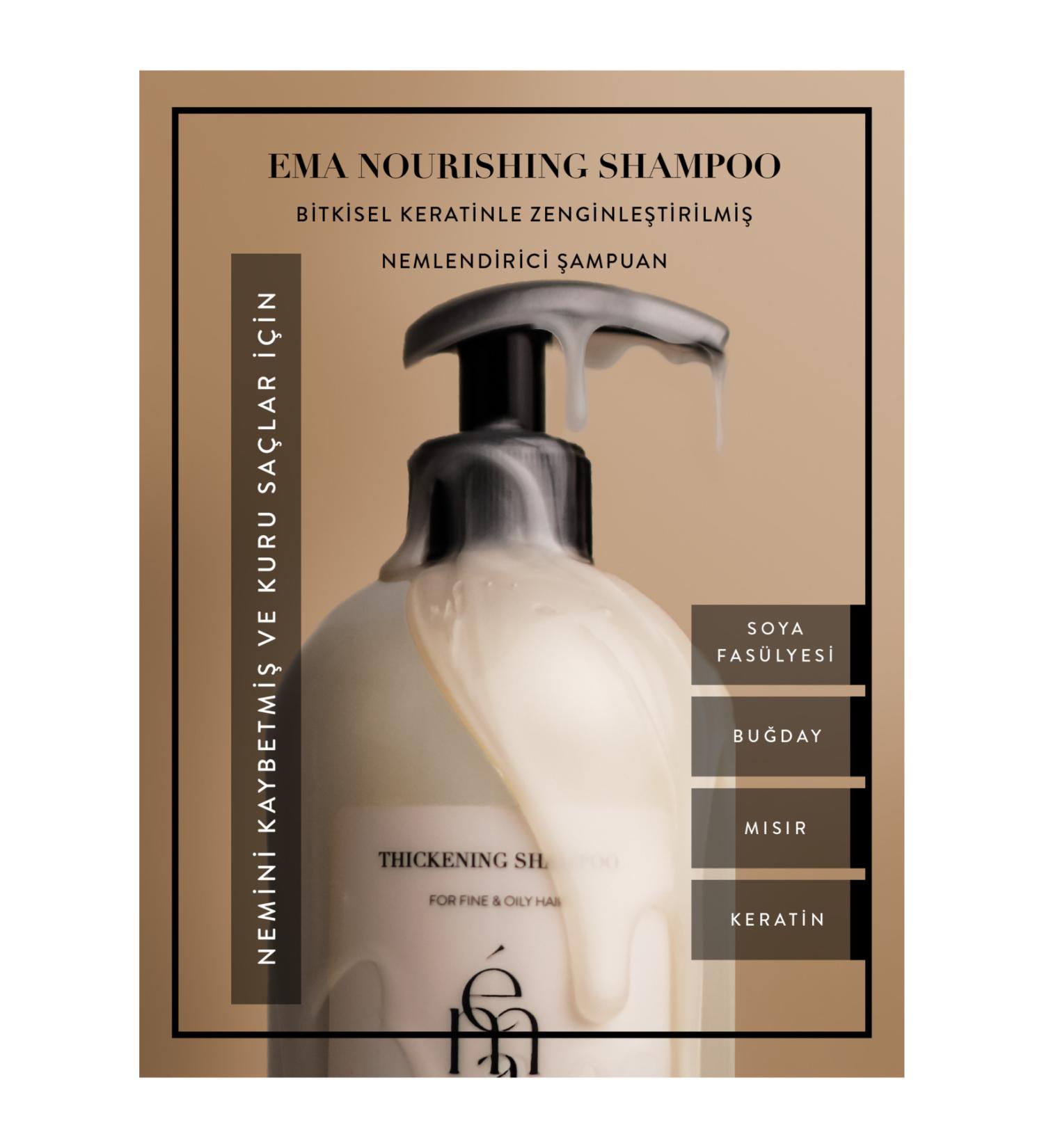 Ema Beauty MOISTURIZING SHAMPOO FOR DRY AND DEHYDRATED HAIR 500 ML - Buy Online on GoSupps.com