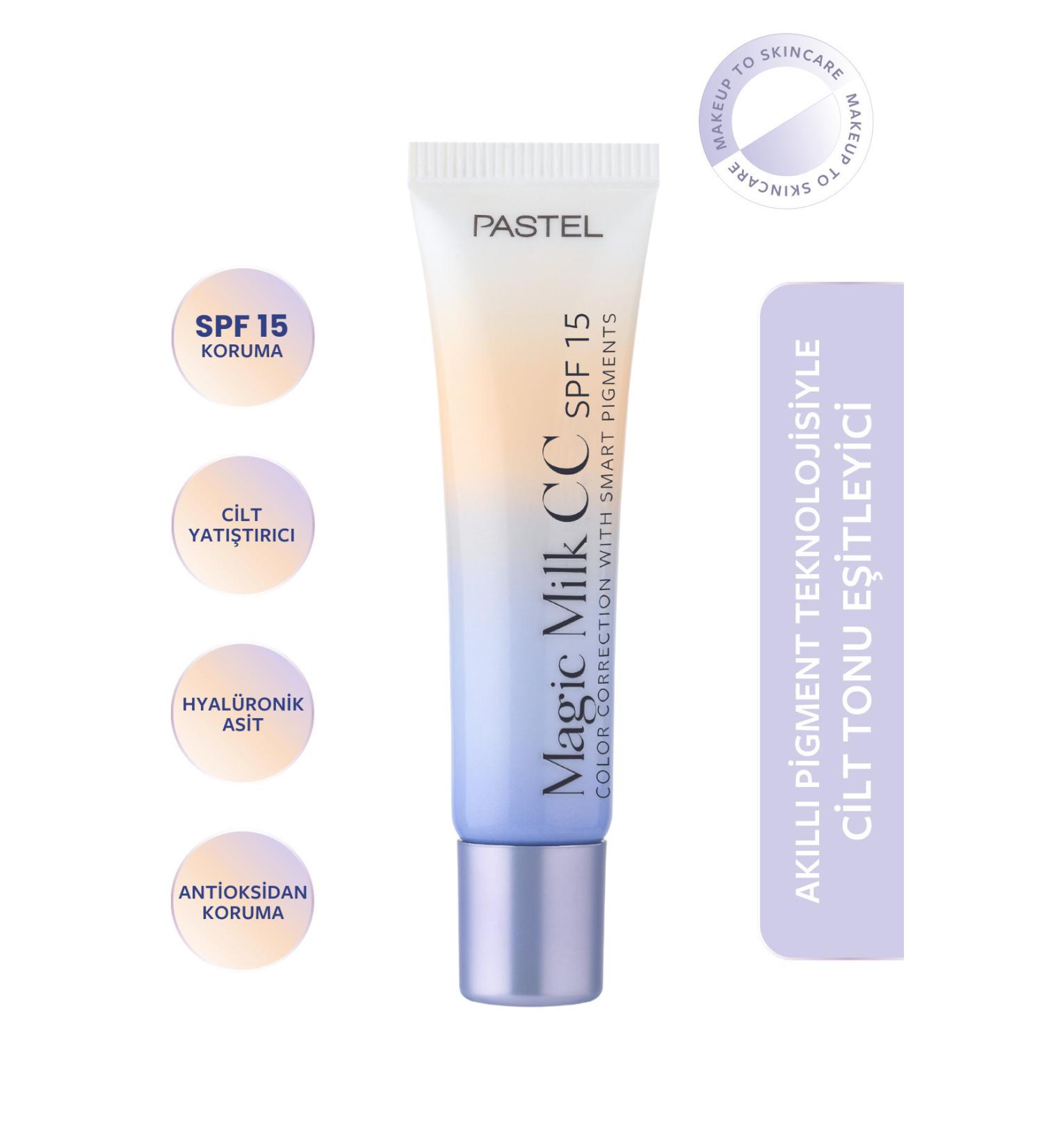 Pastel 50 LIGHT MEDIUM MAG C MILK CC SPF 15 - SK N TONE EQUALIZING SPF 15 CC CREAM 30 ML KEYON2502 - Buy Online on GoSupps.com