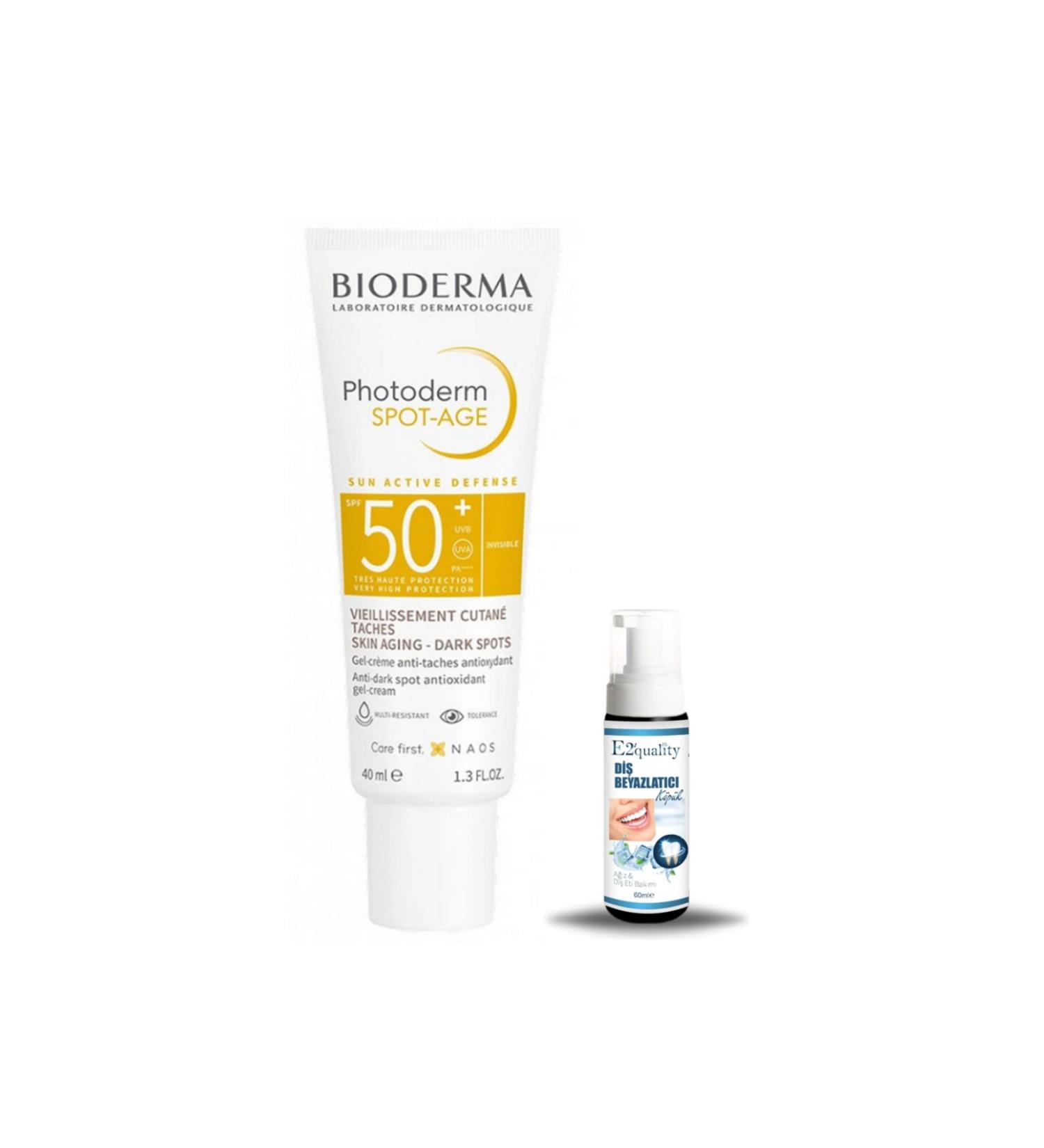 Bioderma Photoderm Spot-Age SPF50+ 40 ml + Gift Teeth Whitening Foam