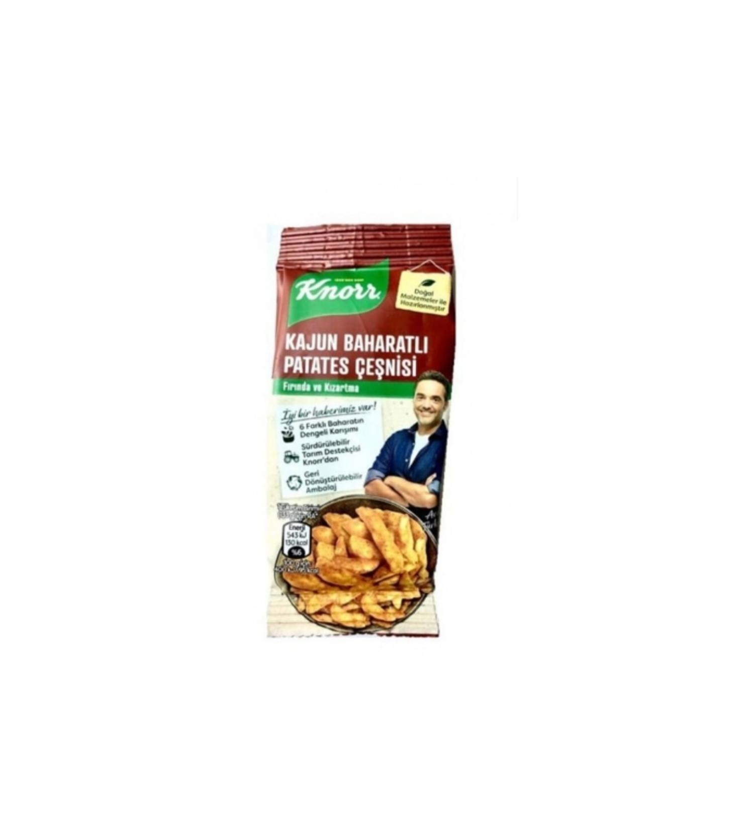 Knorr Cajun Spiced Potato Seasoning 60 Gr. (Pack of 2)