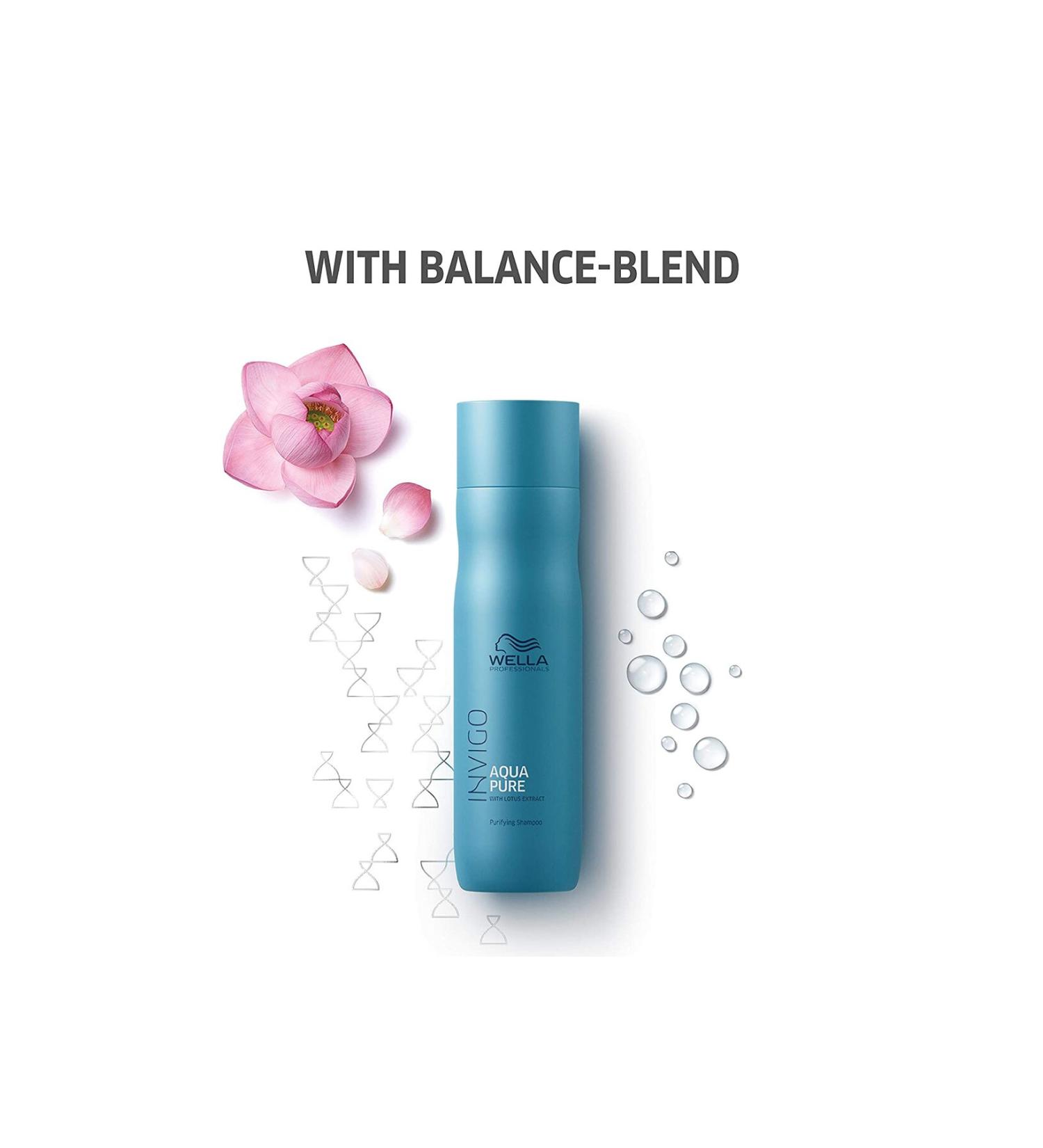 Wella COPY - Invigo Aqua Pure Purifying Gives a clean purified and fresh feeling. Unisex Shampoo 250ml