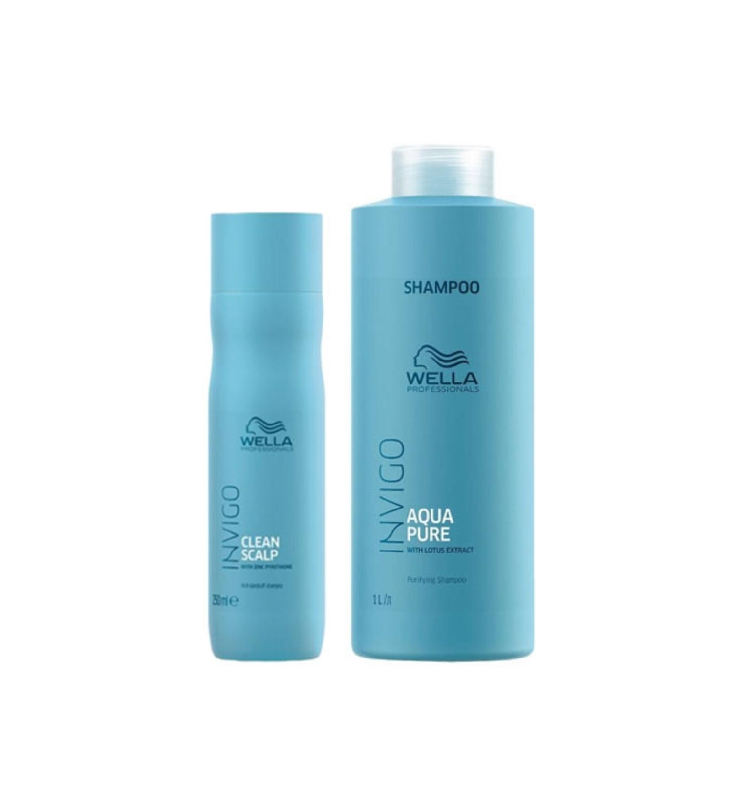 wella Professionals INVIGO Balance Aqua Pure Purifying 2 Different Sizes Purifying Shampoo CYT797464