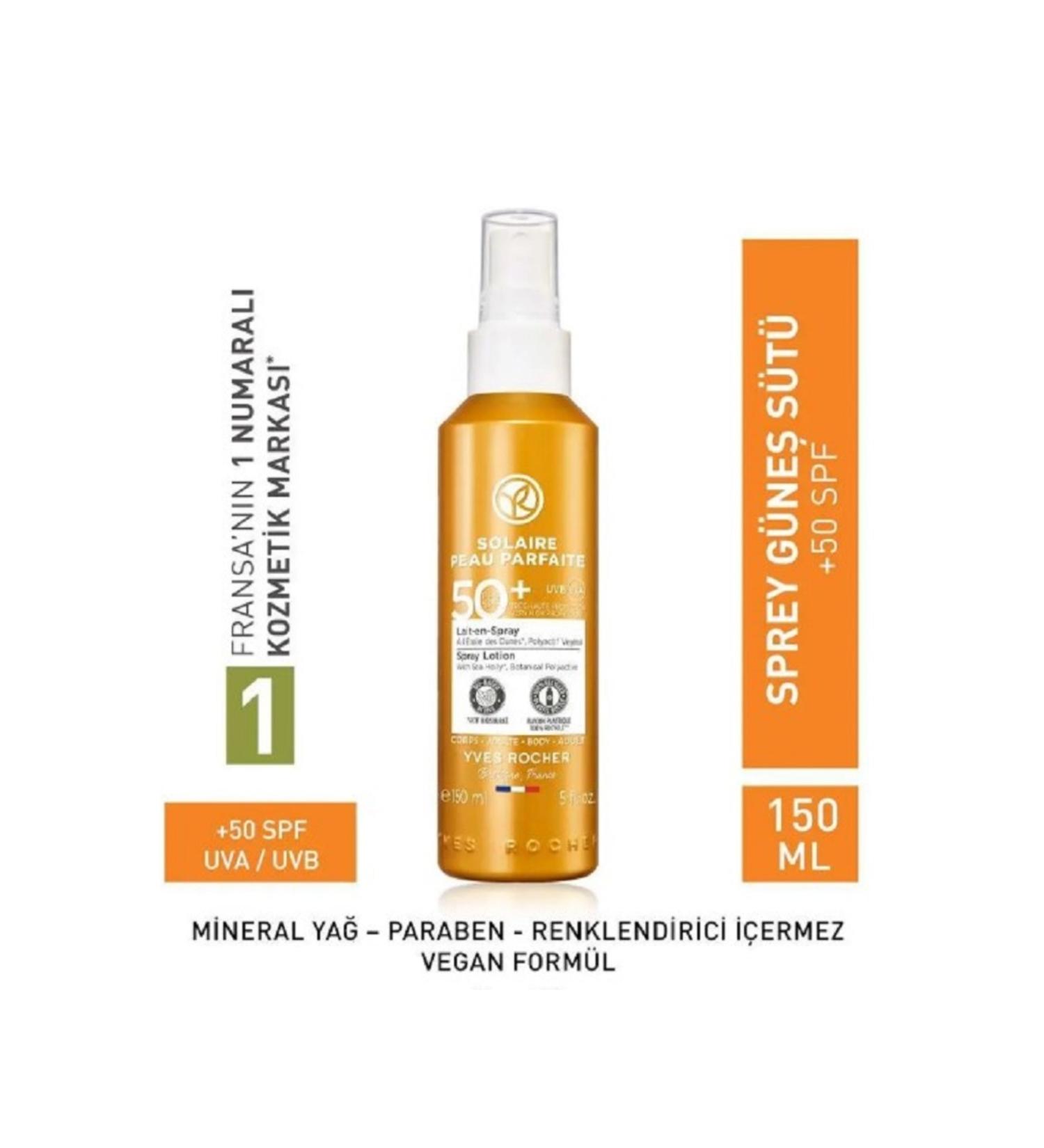 Yves Rocher Body Sun Spray - SPF 50+ / Solaire Peau Parfaite 150 ml