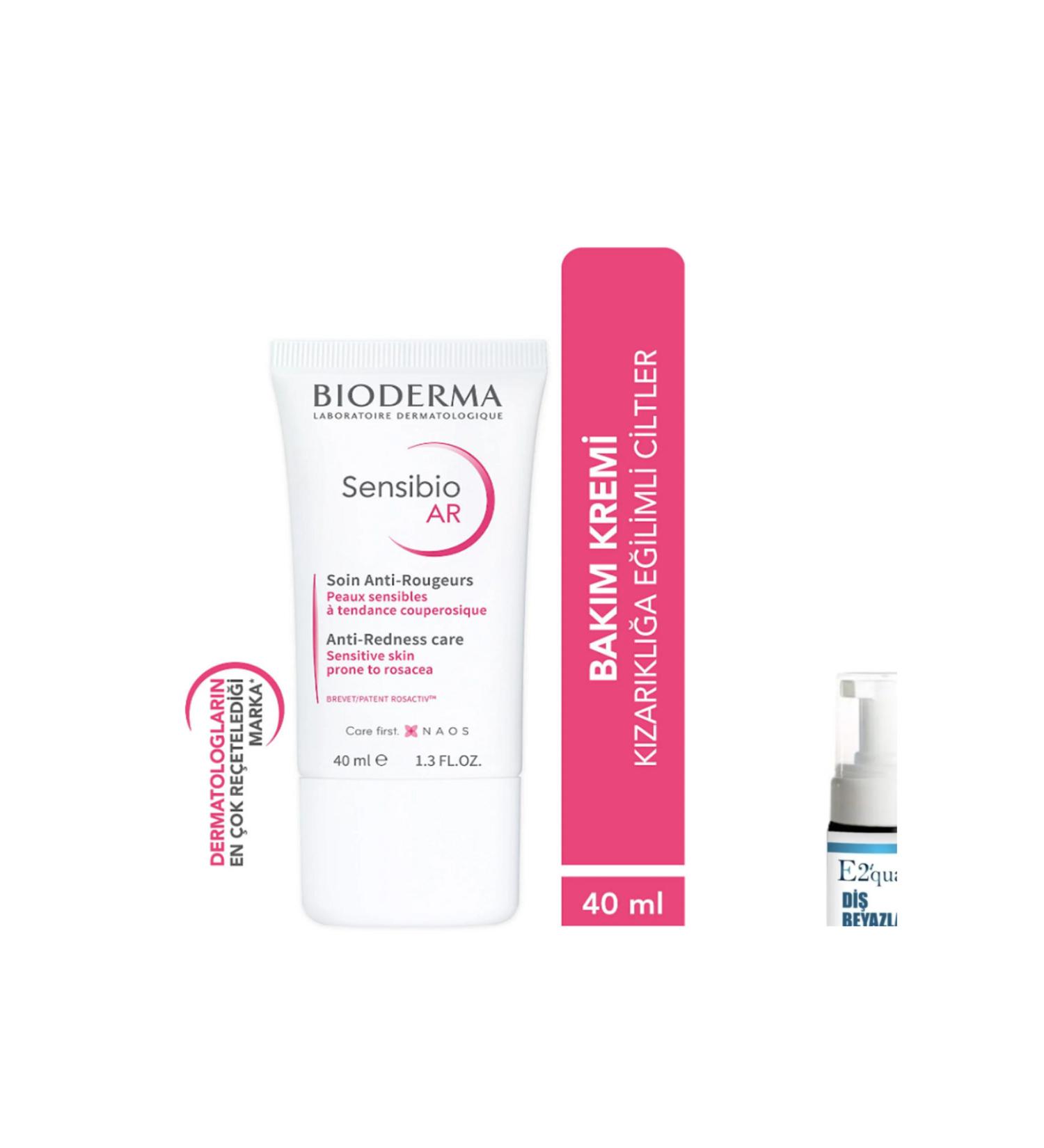 Bioderma Sensibio AR Cream 40ml + Gift Teeth Whitening Foam